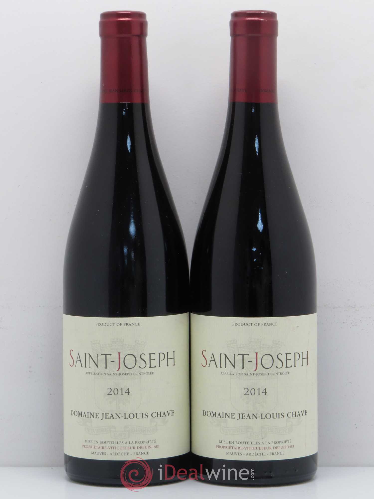 Saint-Joseph Jean-Louis Chave 2014 - Lot de 2 bouteilles - 0