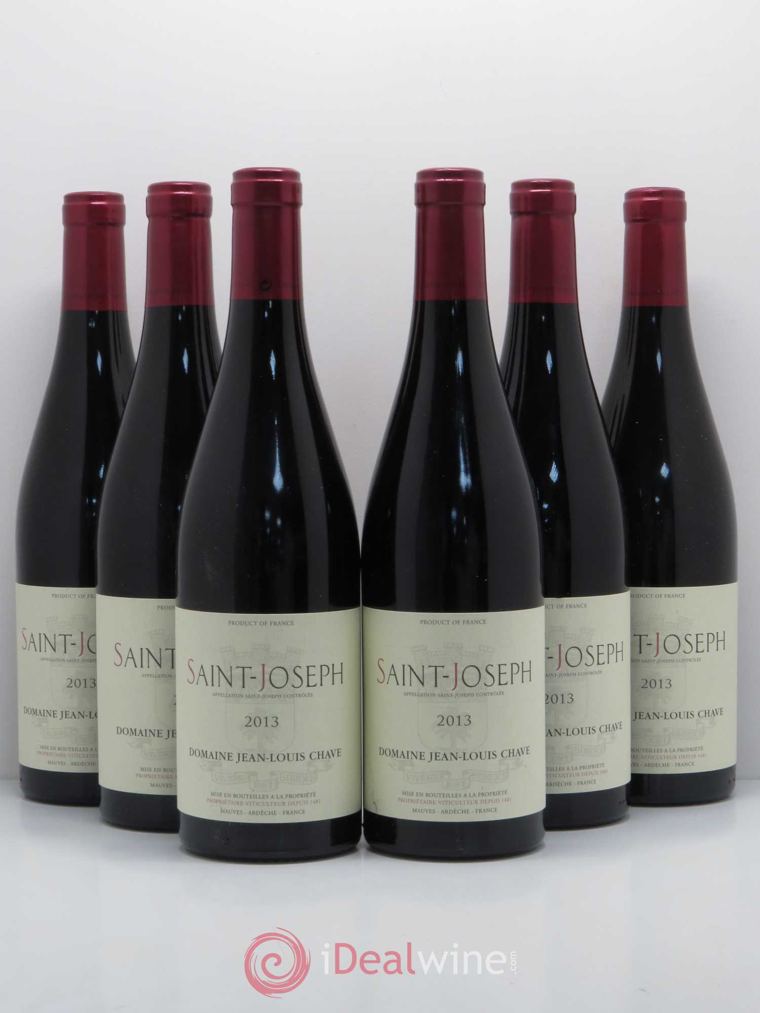 Saint-Joseph Jean-Louis Chave 2013 - Lot de 6 bouteilles - 0