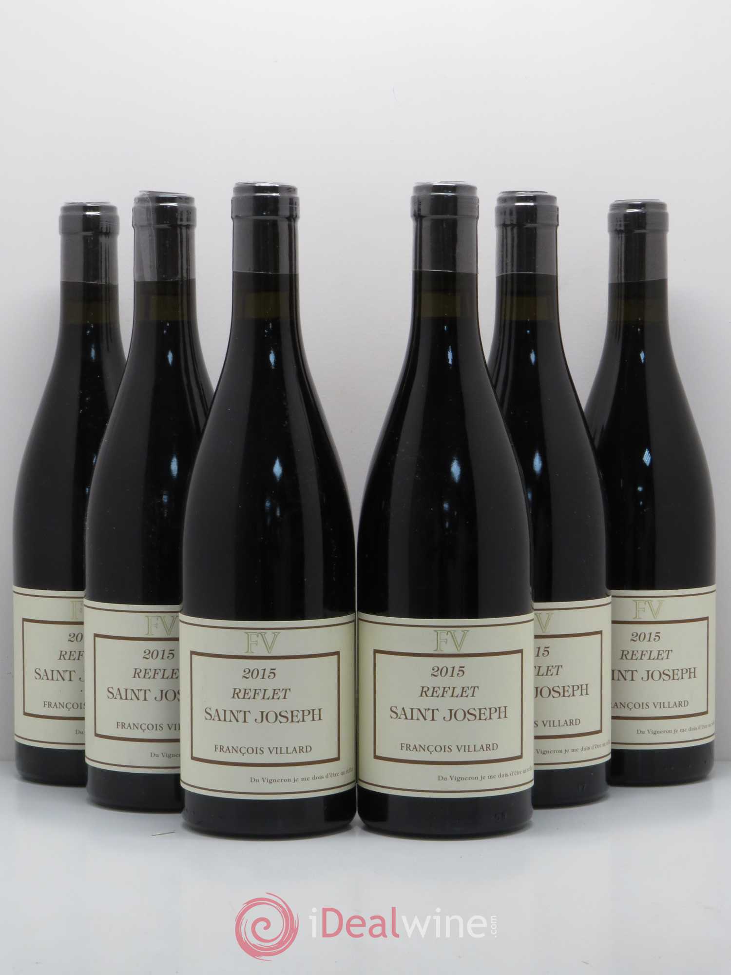 Saint-Joseph Reflet François Villard 2015 - Lot de 6 bouteilles - 0