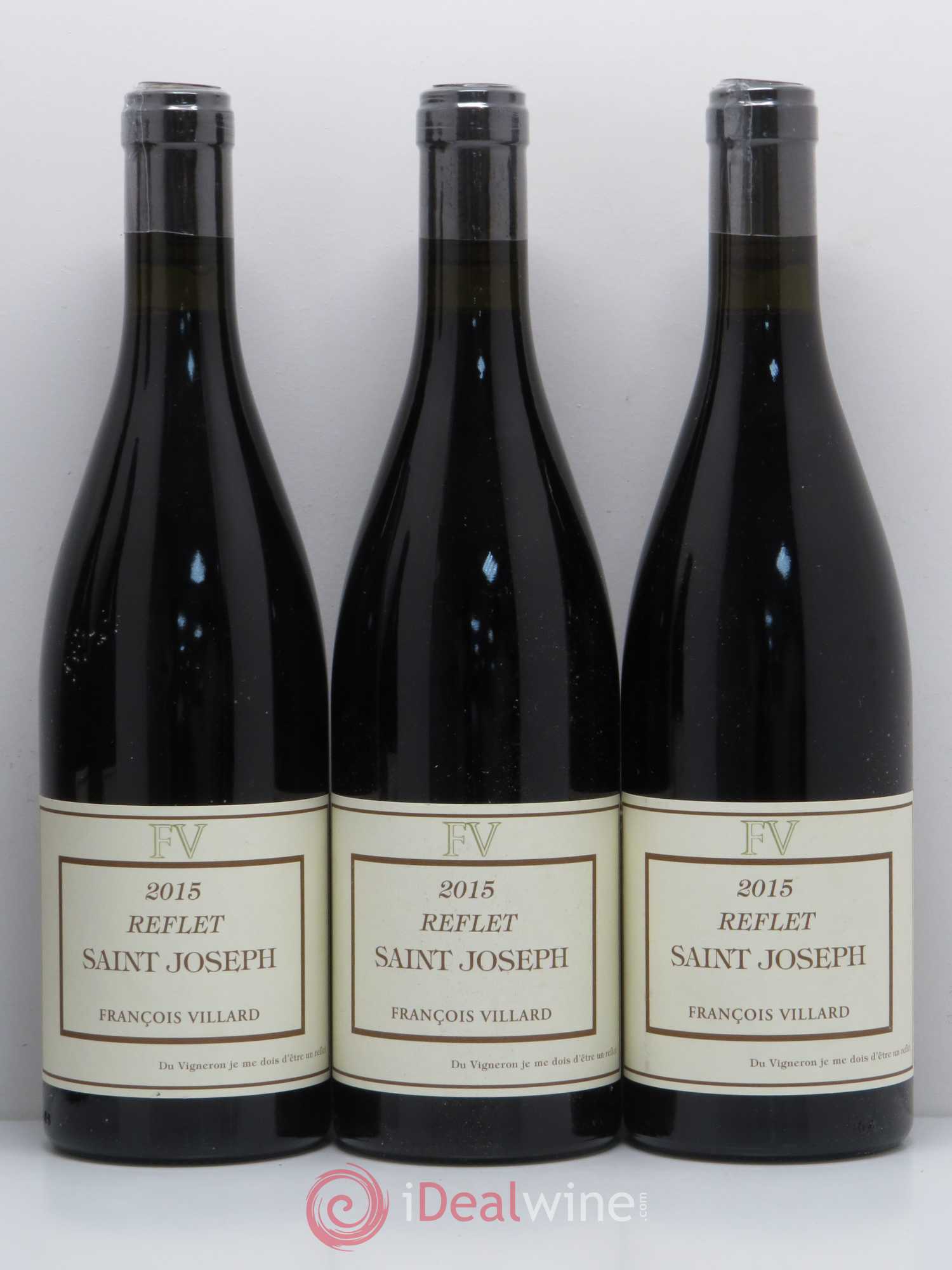 Saint-Joseph Reflet François Villard 2015 - Lot de 5 bouteilles - 1