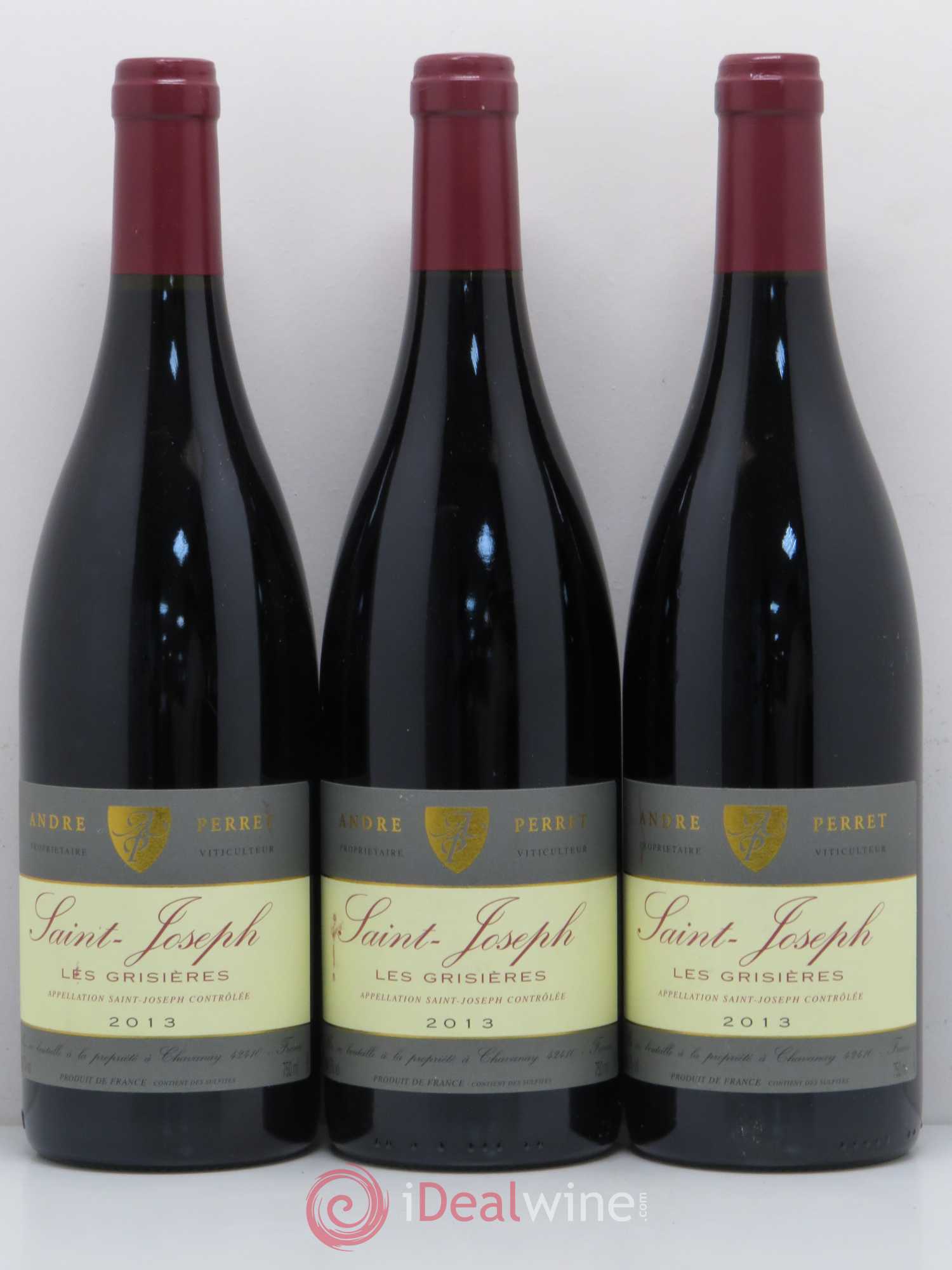 Saint-Joseph Les Grisières André Perret 2013 - Posten von 6 Flaschen - 2