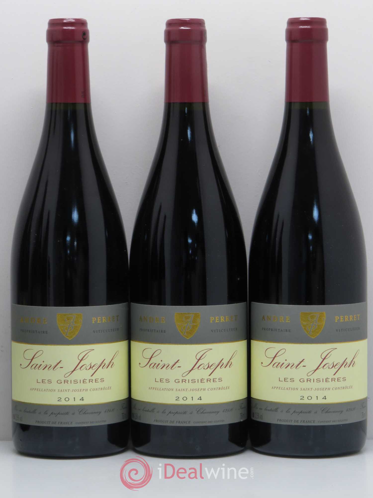 Saint-Joseph Les Grisières André Perret 2014 - Posten von 6 Flaschen - 1
