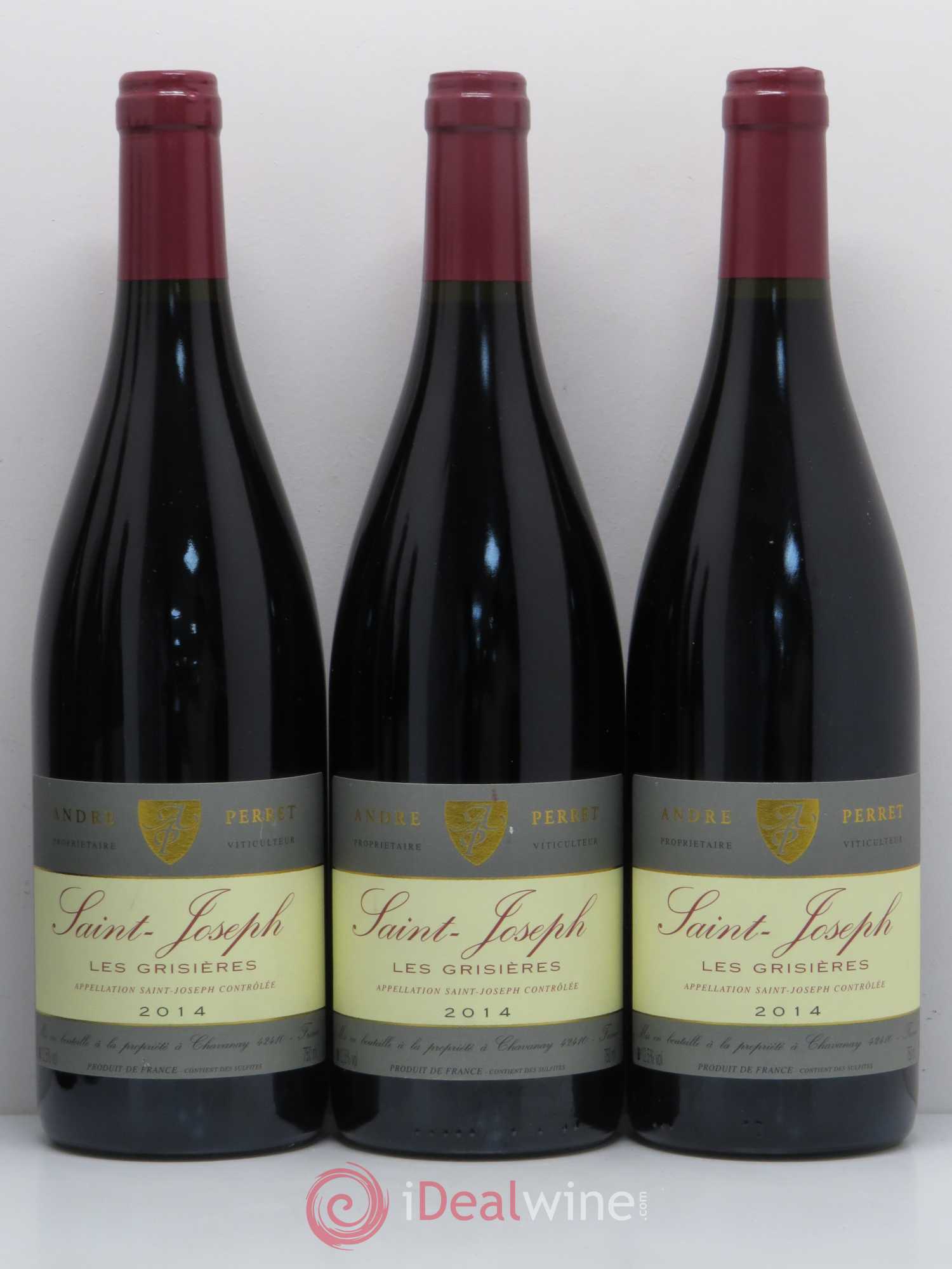 Saint-Joseph Les Grisières André Perret 2014 - Posten von 6 Flaschen - 1