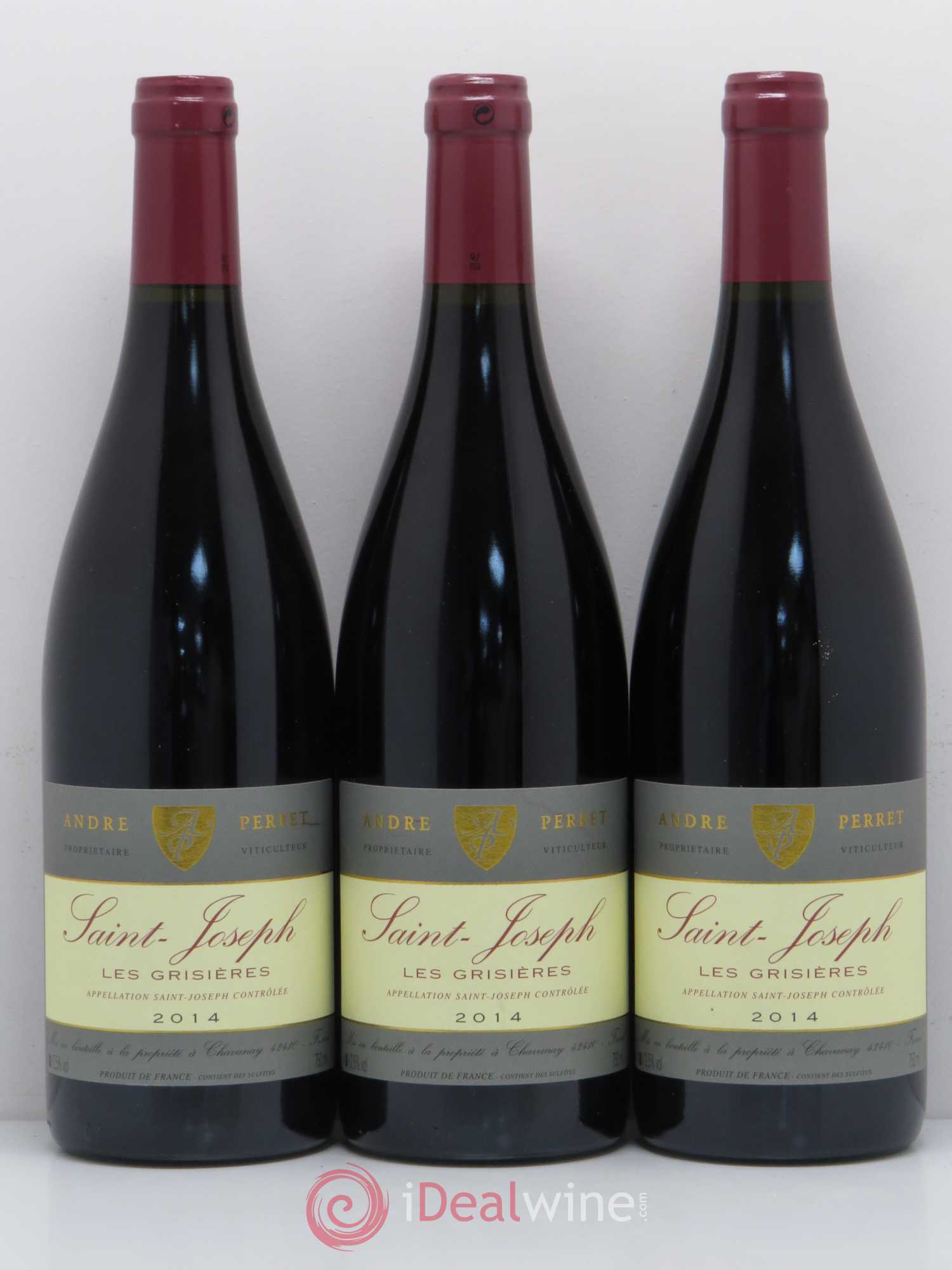 Saint-Joseph Les Grisières André Perret 2014 - Posten von 6 Flaschen - 2
