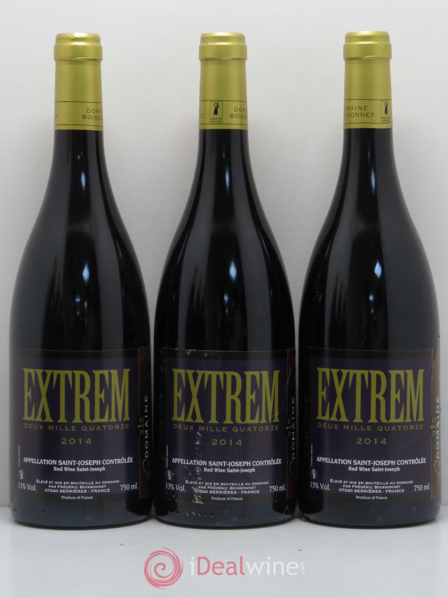 Saint-Joseph Extrême Domaine Boissonnet 2014 - Lot de 6 bouteilles - 1