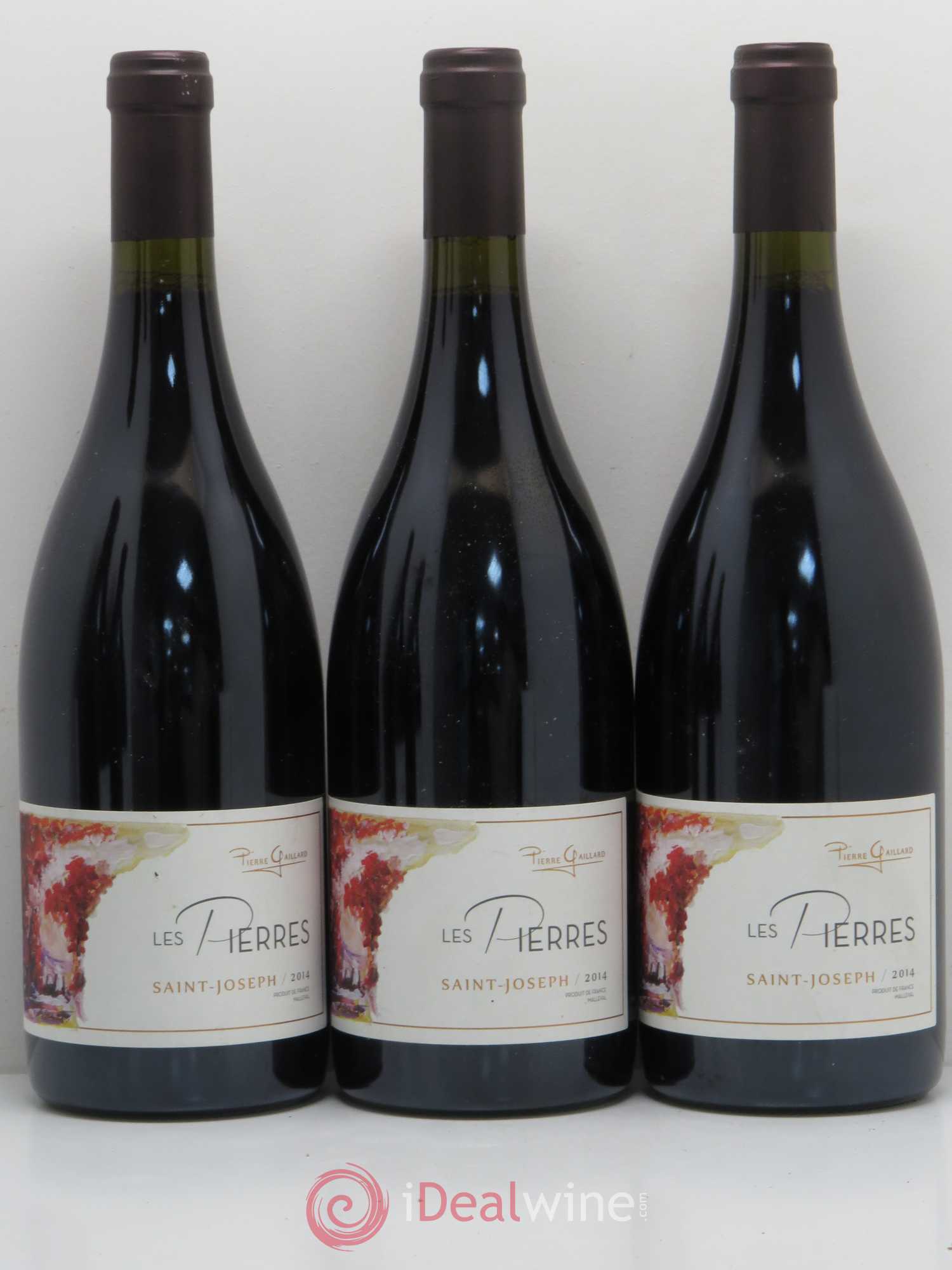 Saint-Joseph Les Pierres Pierre Gaillard 2014 - Posten von 5 Flaschen - 1