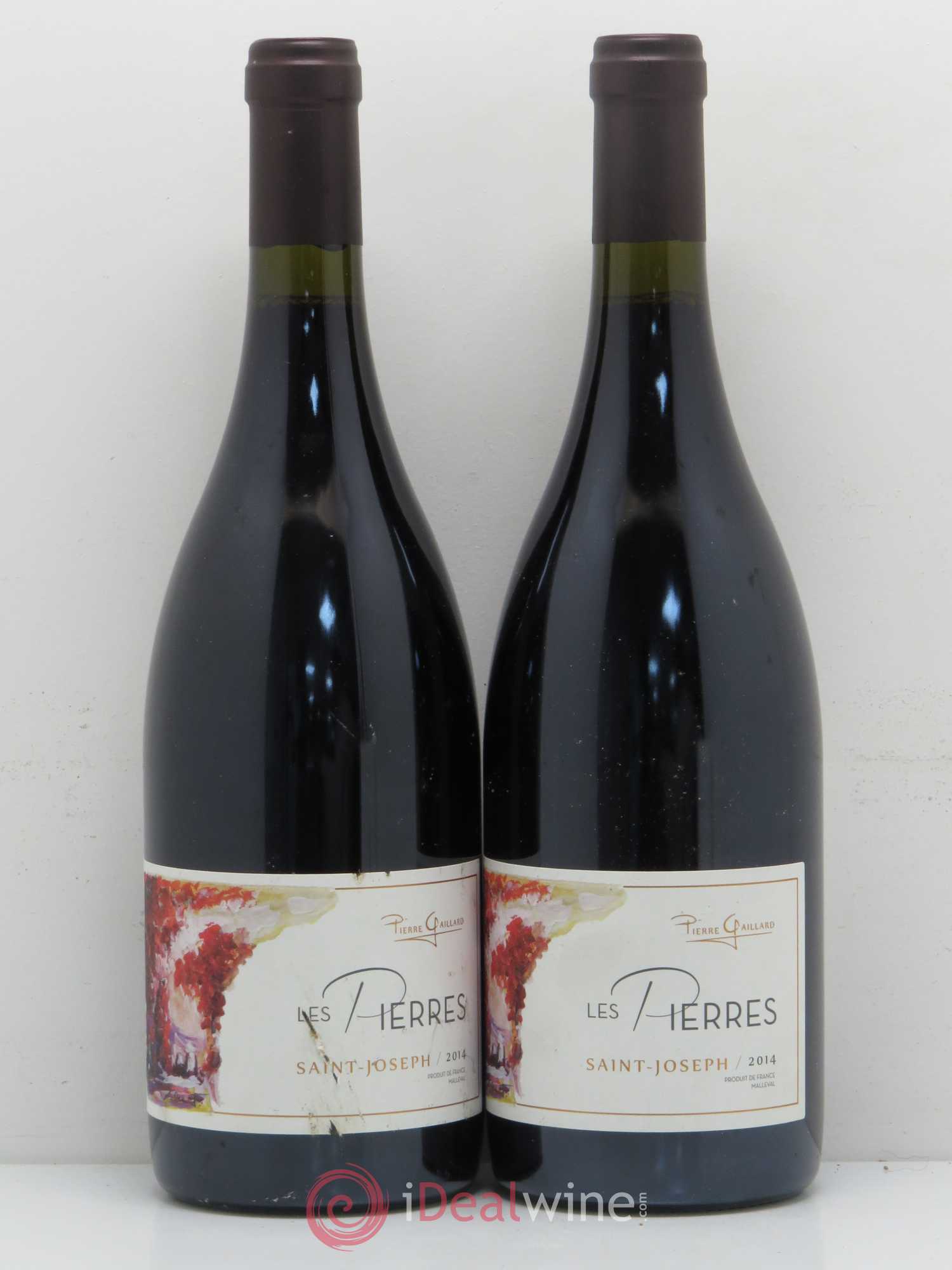 Saint-Joseph Les Pierres Pierre Gaillard 2014 - Posten von 5 Flaschen - 2