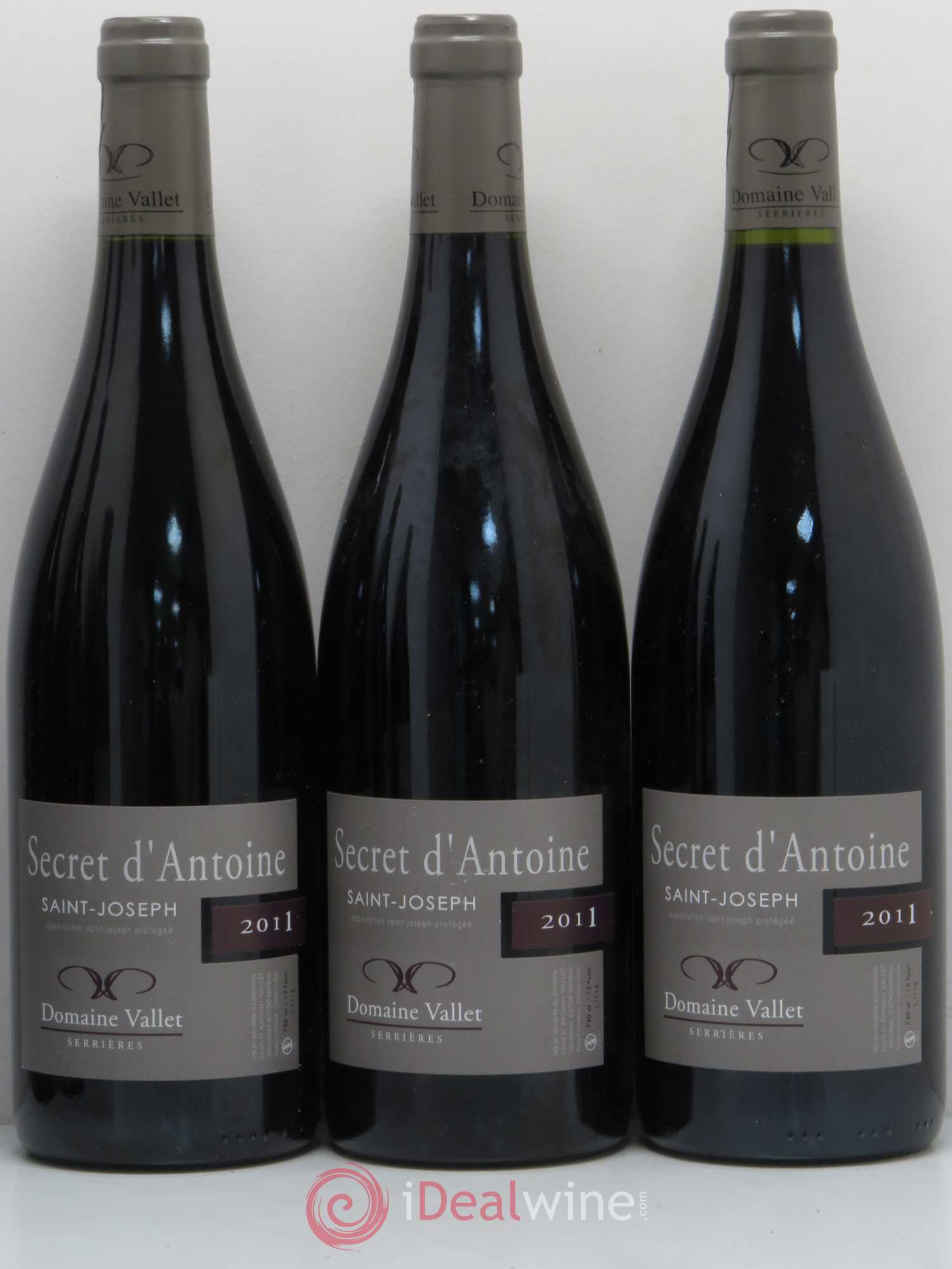 Saint-Joseph Secret d'Antoine Domaine Vallet 2011 - Lot de 6 bouteilles - 1