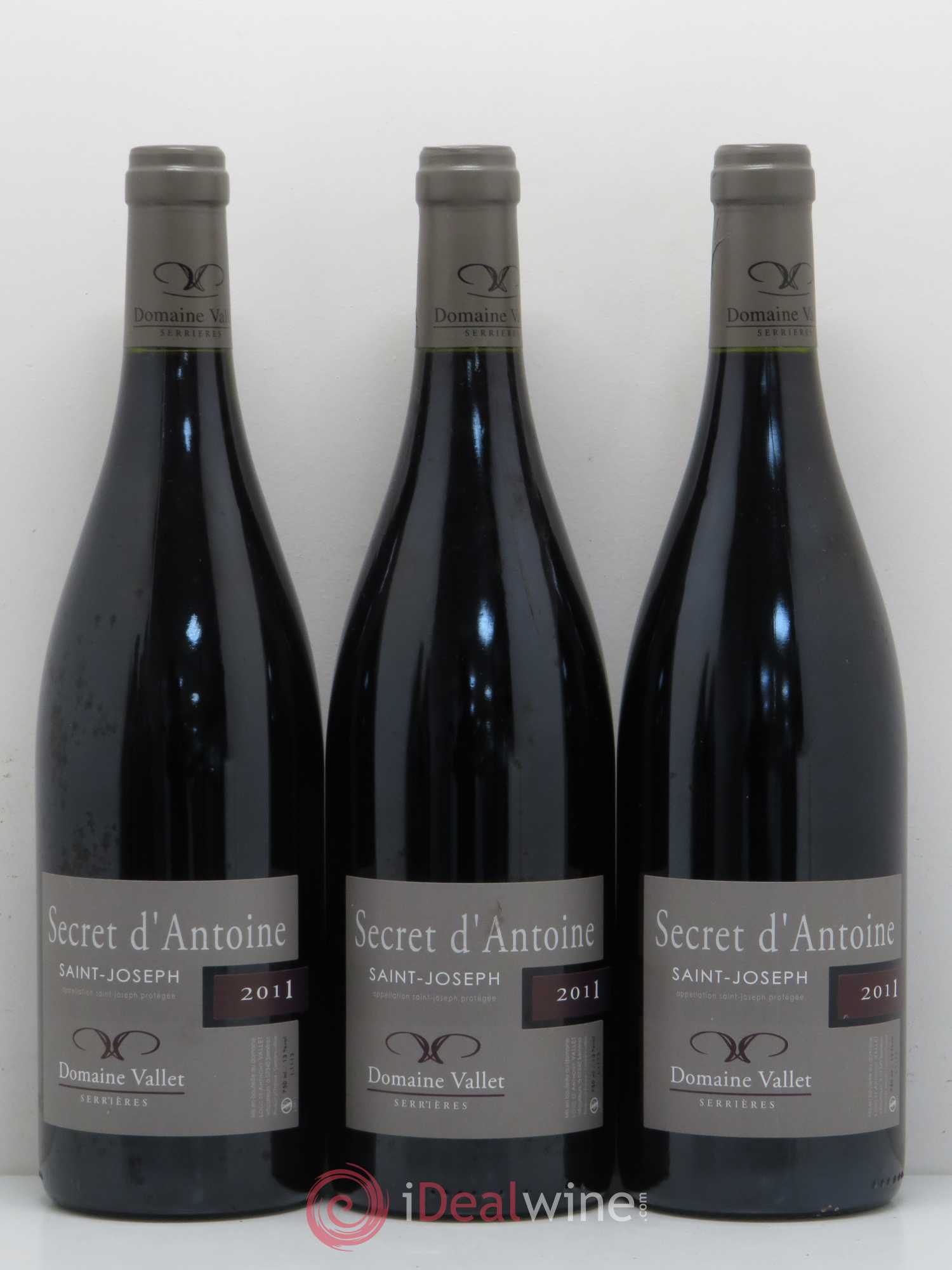 Saint-Joseph Secret d'Antoine Domaine Vallet 2011 - Posten von 5 Flaschen - 1