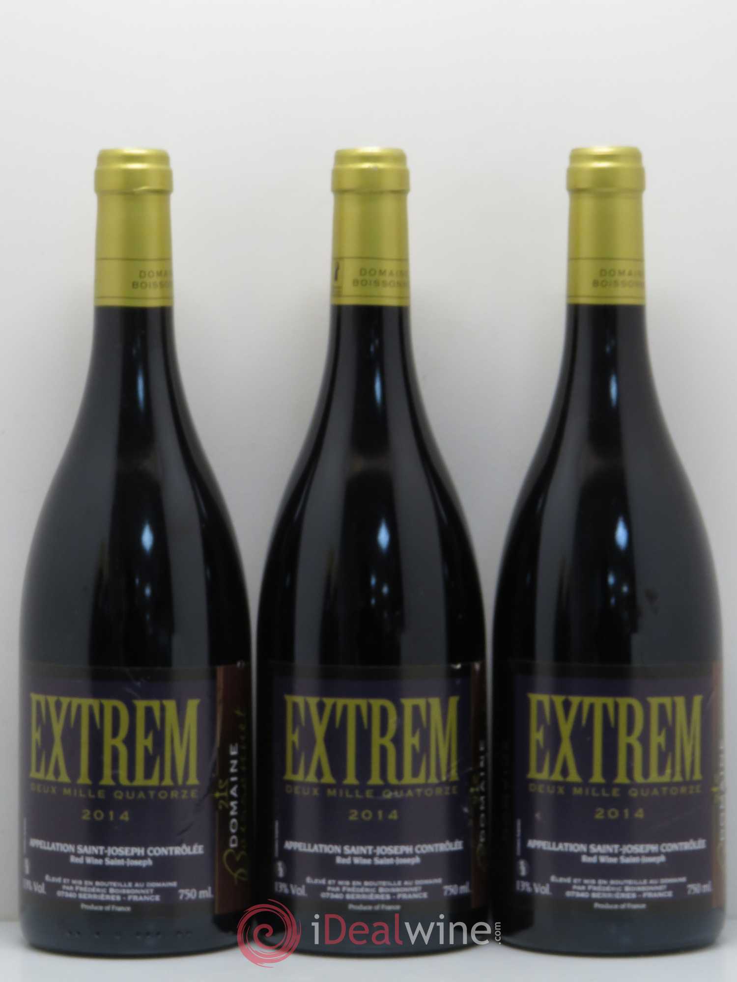 Saint-Joseph Extrem Domaine Boissonnet 2014 - Posten von 5 Flaschen - 1