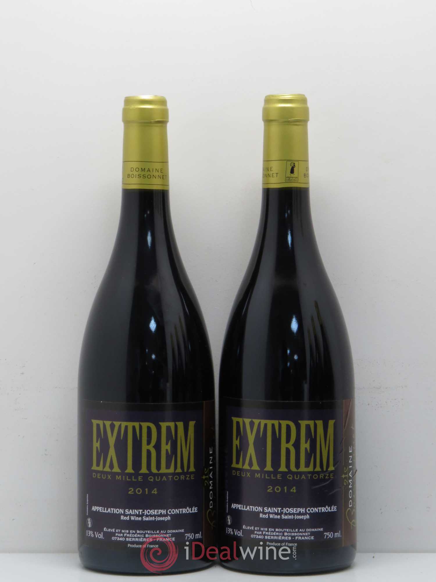 Saint-Joseph Extrem Domaine Boissonnet 2014 - Posten von 5 Flaschen - 2