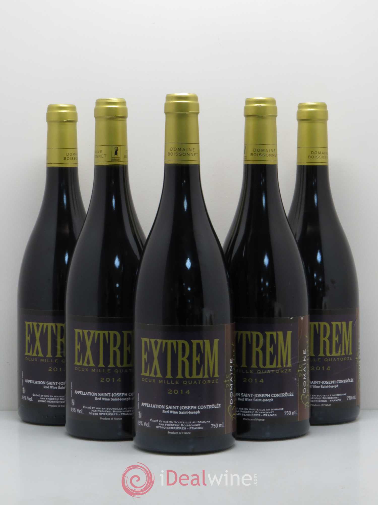 Saint-Joseph Extrem Domaine Boissonnet 2014 - Posten von 5 Flaschen - 0
