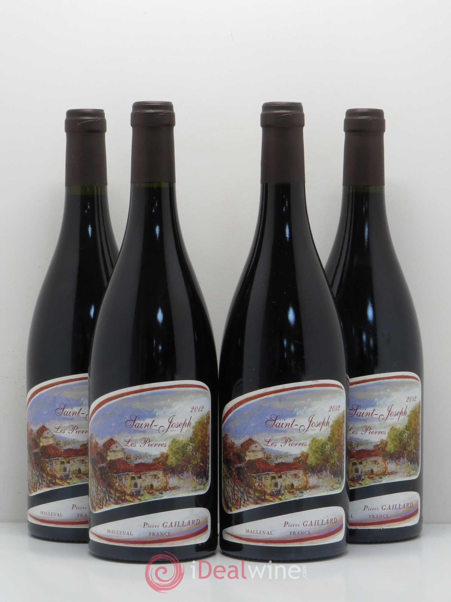 Saint-Joseph Les Pierres Pierre Gaillard 2012 - Posten von 4 Flaschen - 0