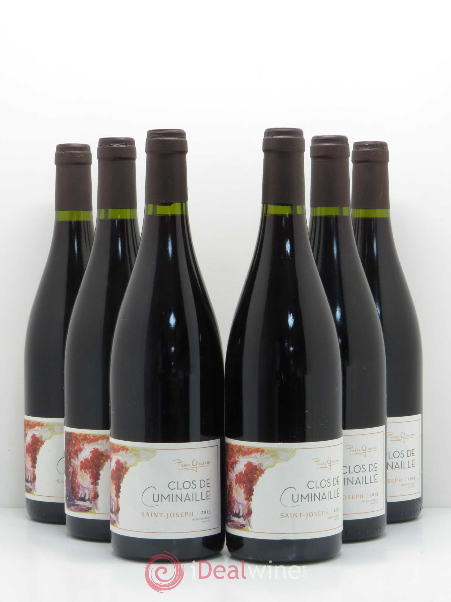 Saint-Joseph Clos de Cuminaille Pierre Gaillard 2013 - Posten von 6 Flaschen - 0