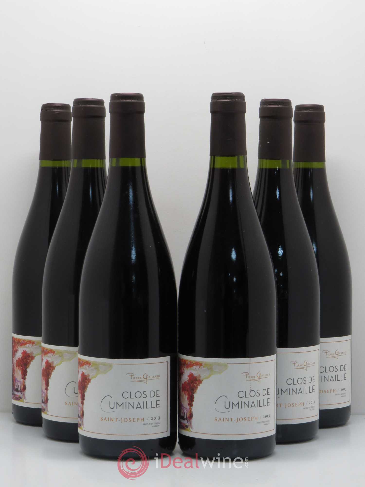 Saint-Joseph Clos de Cuminaille Pierre Gaillard 2013 - Posten von 6 Flaschen - 0