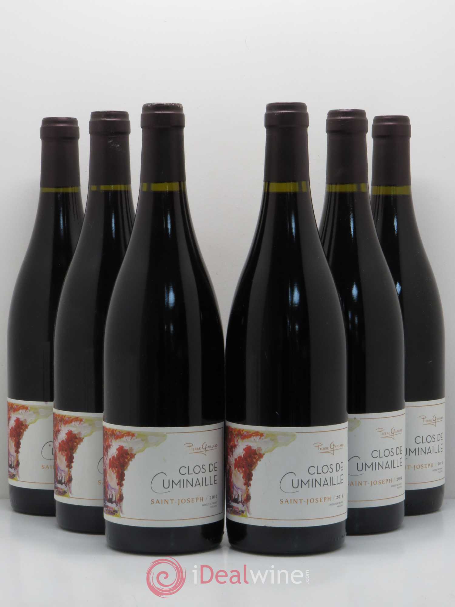 Saint-Joseph Clos de Cuminaille Pierre Gaillard 2014 - Posten von 6 Flaschen - 0