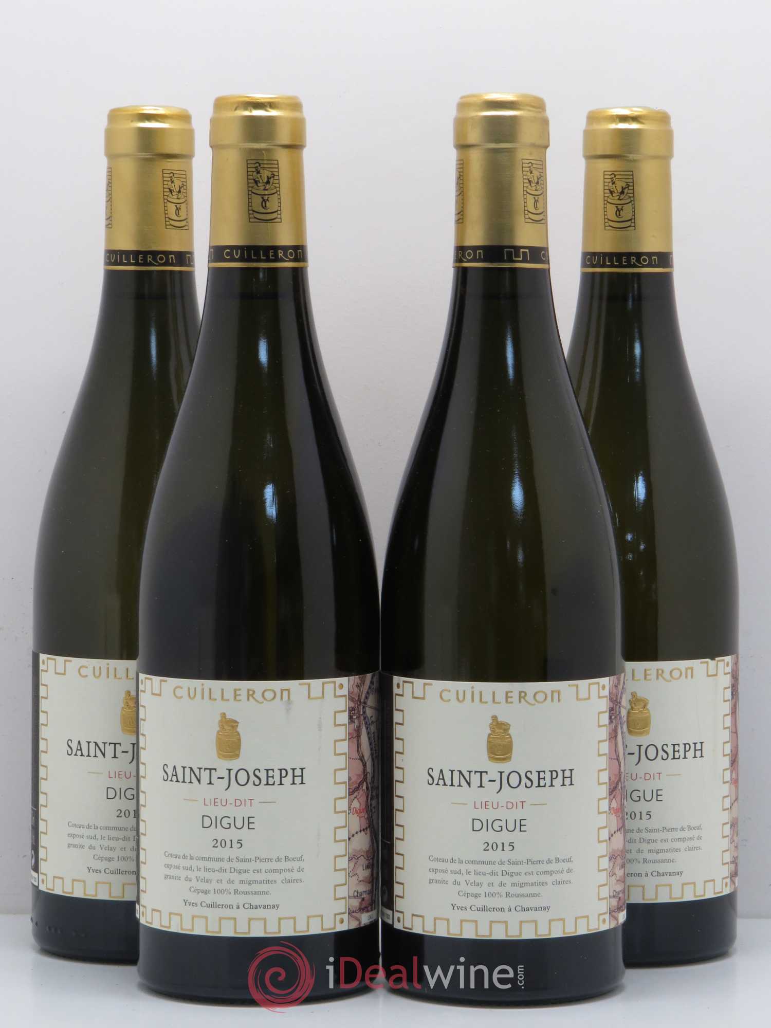 Saint-Joseph Lieu Dit Digue Domaine Yves Cuilleron 2015 - Posten von 4 Flaschen - 0