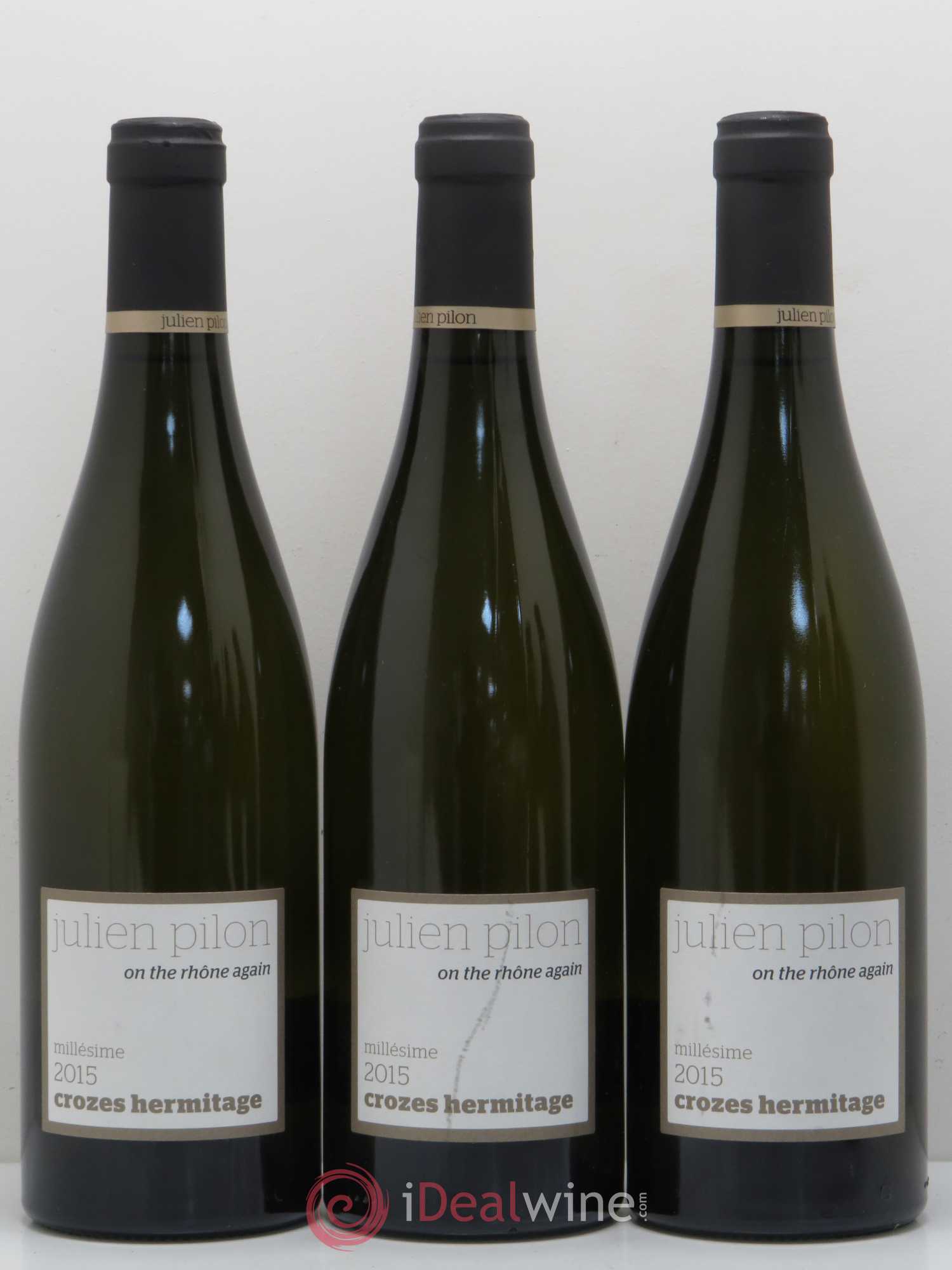 Crozes-Hermitage On the Rhône again Julien Pilon 2015 - Posten von 6 Flaschen - 1