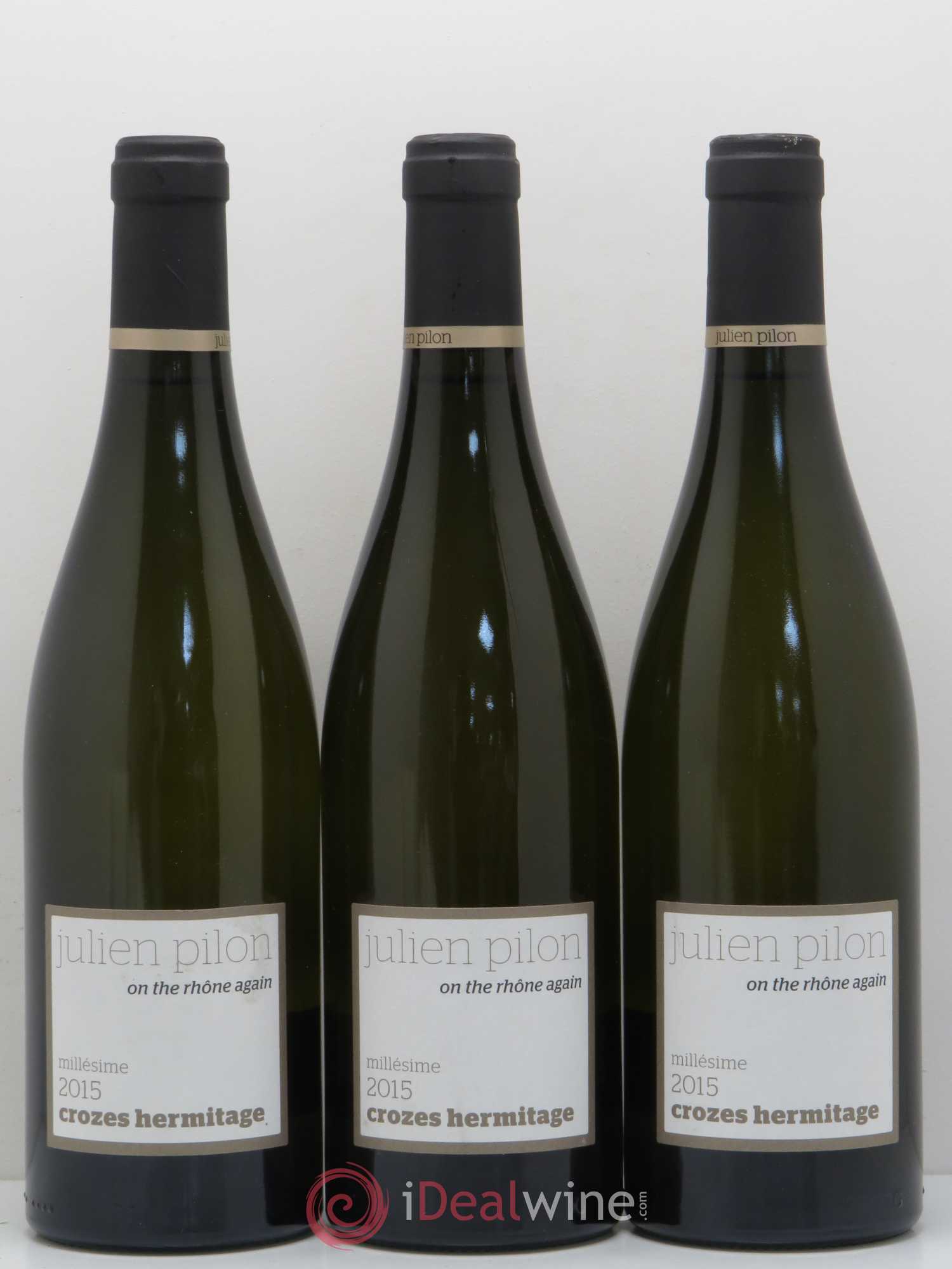 Crozes-Hermitage On the Rhône again Julien Pilon 2015 - Posten von 6 Flaschen - 2
