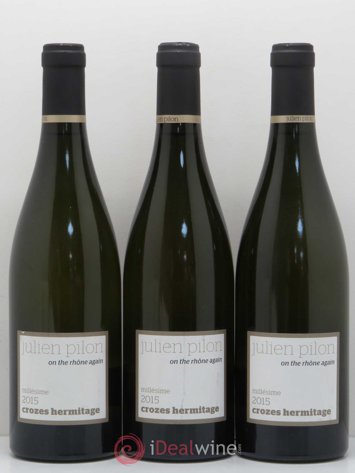 Crozes-Hermitage On the Rhône again Julien Pilon 2015 - Posten von 6 Flaschen - 2