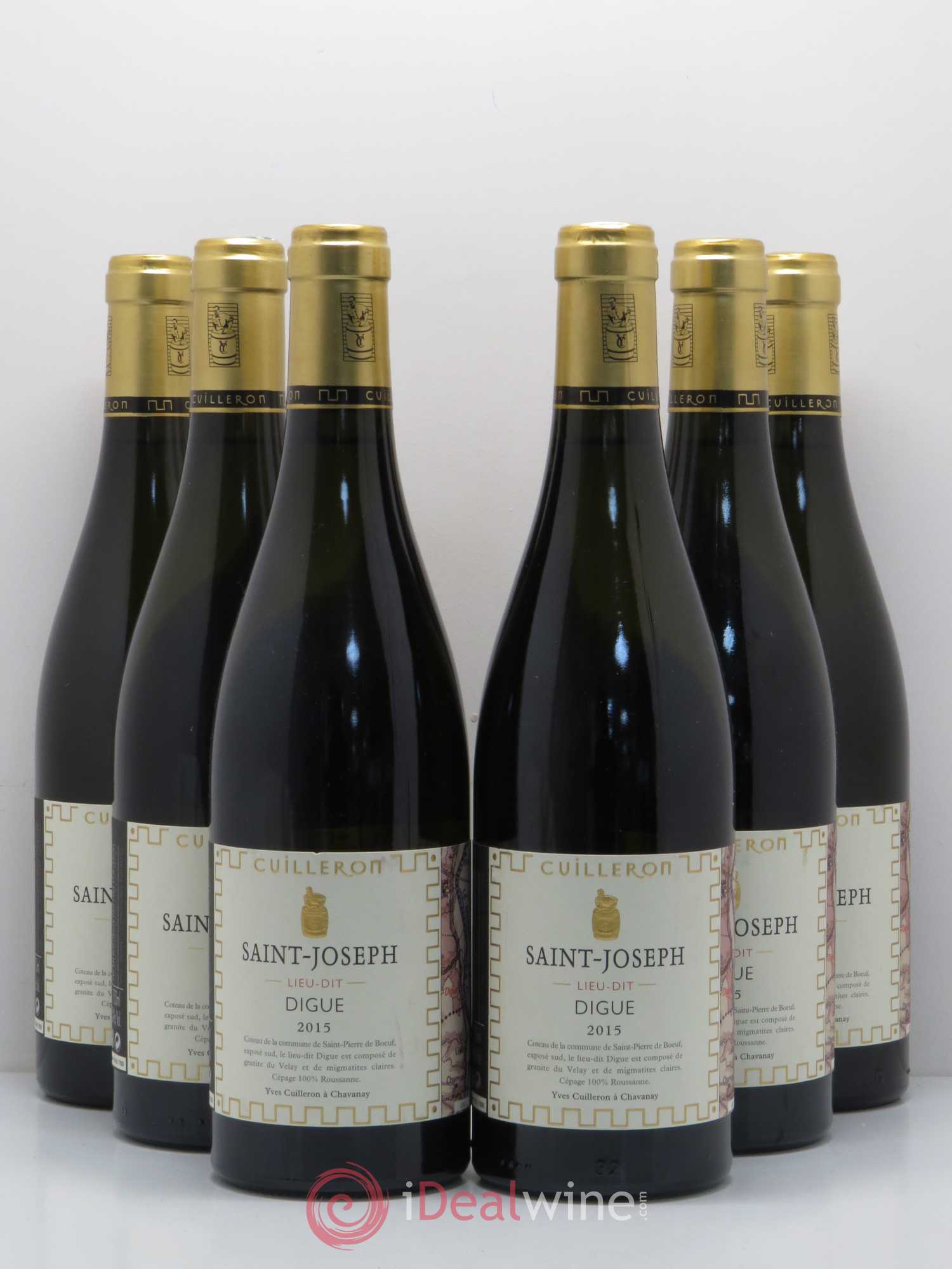 Saint-Joseph Lieu Dit Digue Domaine Yves Cuilleron 2015 - Posten von 6 Flaschen - 0