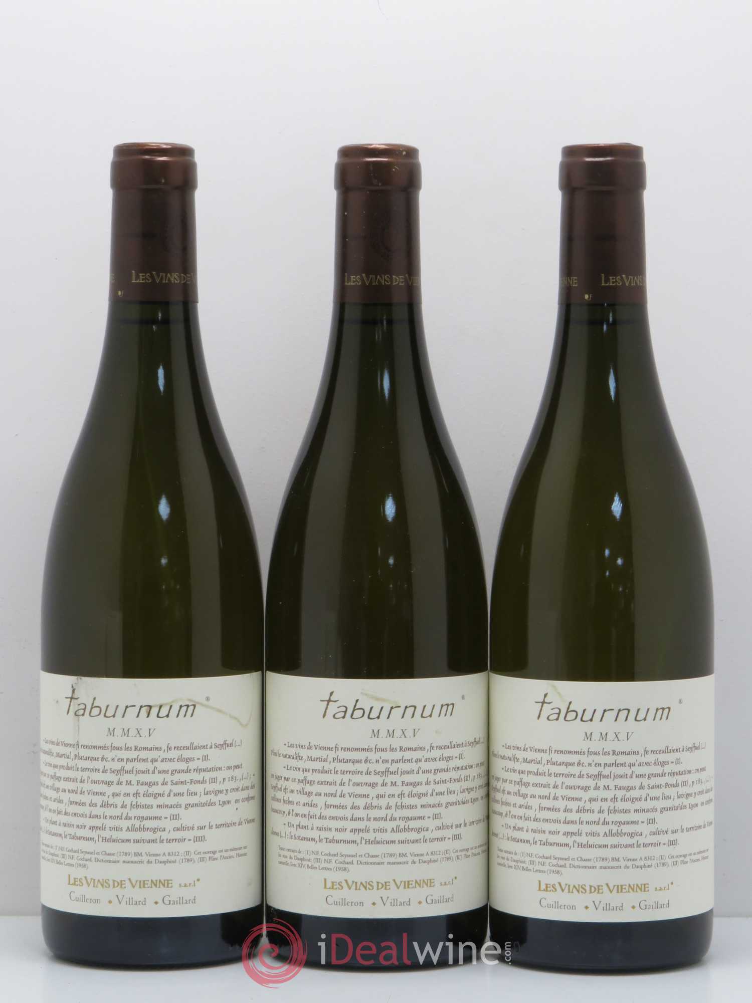 Collines Rhodaniennes Taburnum Les Vins de Vienne 2015 - Lot de 6 bouteilles - 2