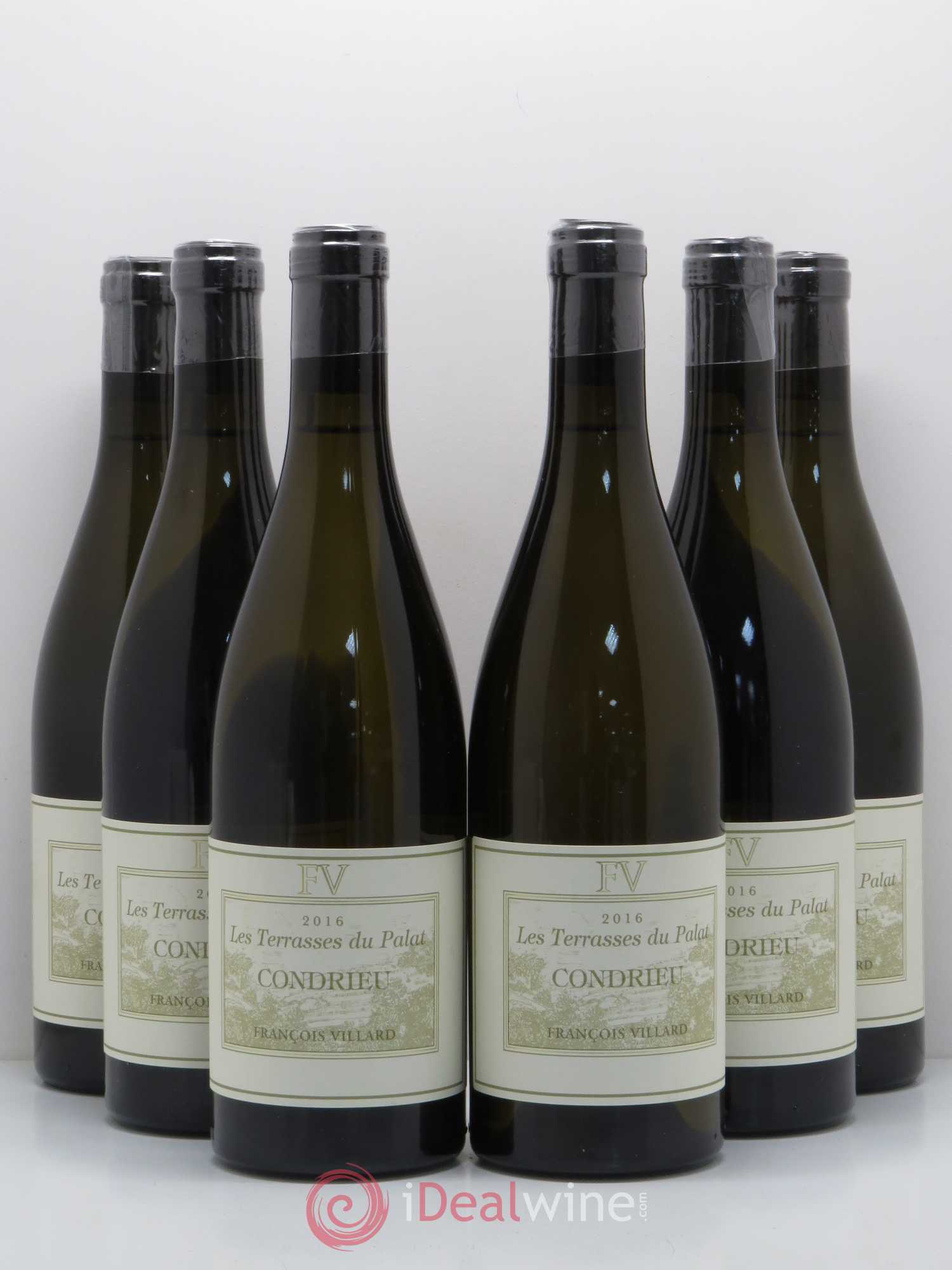 Condrieu Les Terrasses du Palat François Villard 2016 - Lot de 6 bouteilles - 0