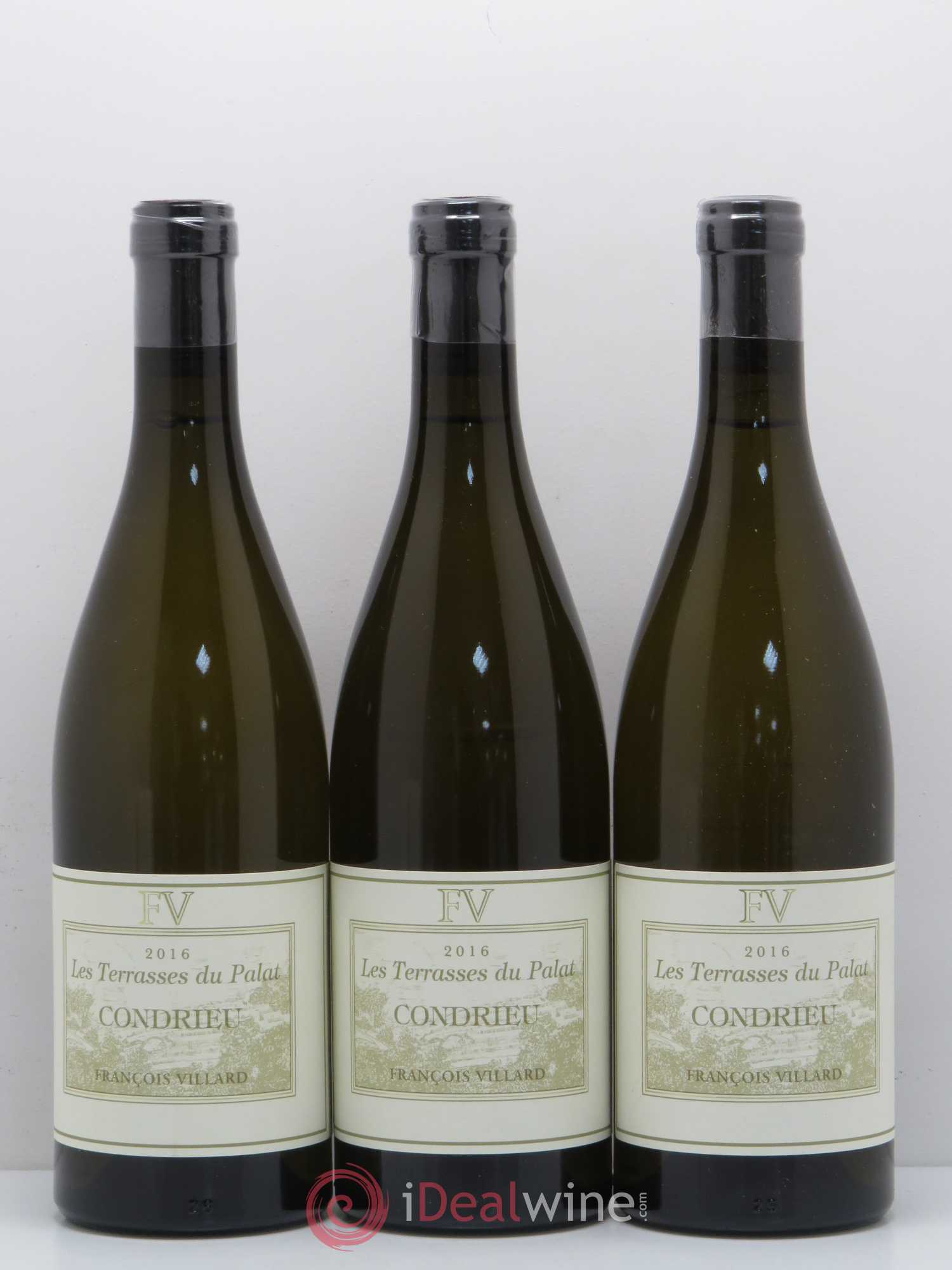 Condrieu Les Terrasses du Palat François Villard 2016 - Lot de 3 bouteilles - 0
