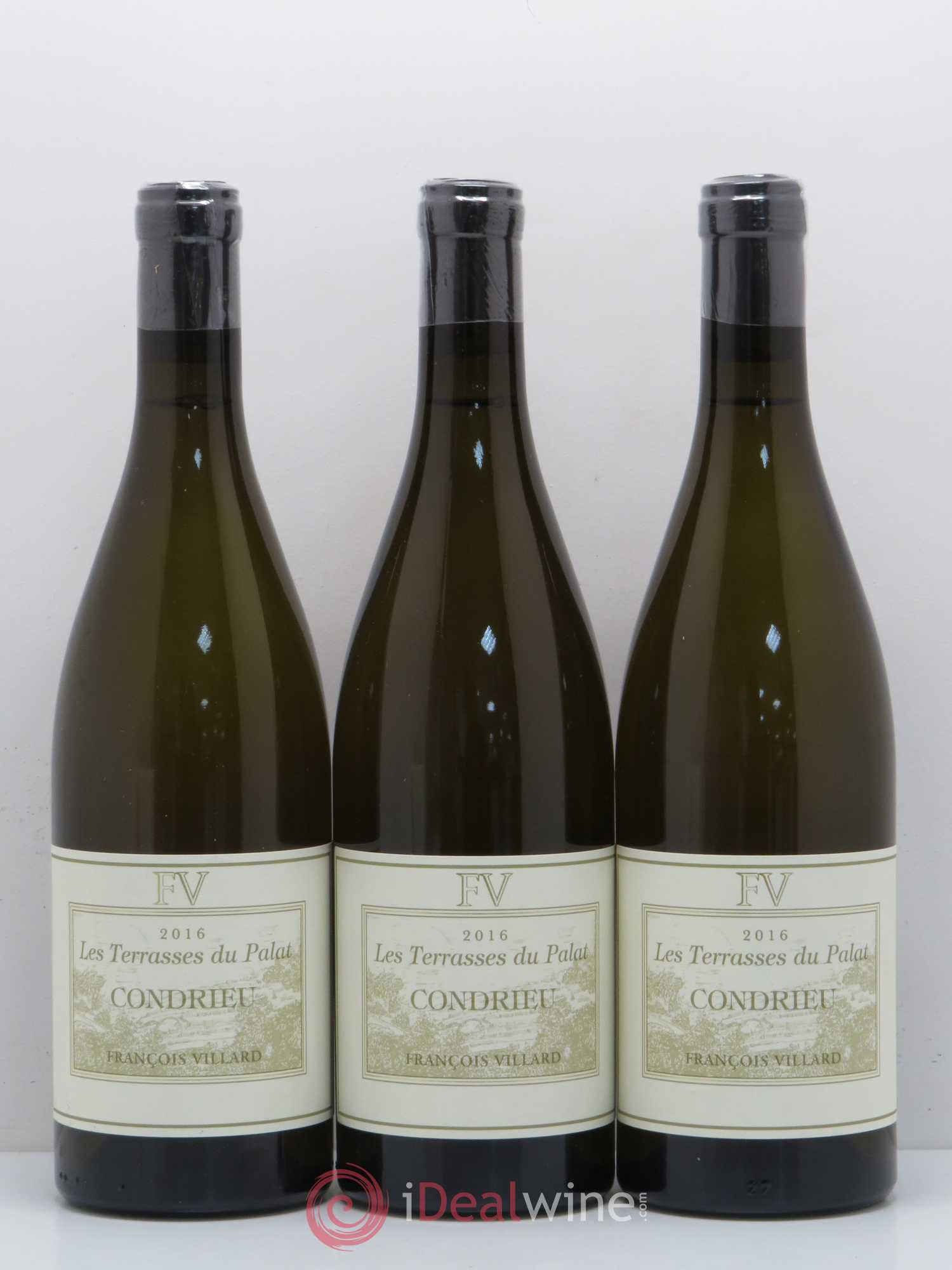 Condrieu Les Terrasses du Palat François Villard 2016 - Lot de 3 bouteilles - 0