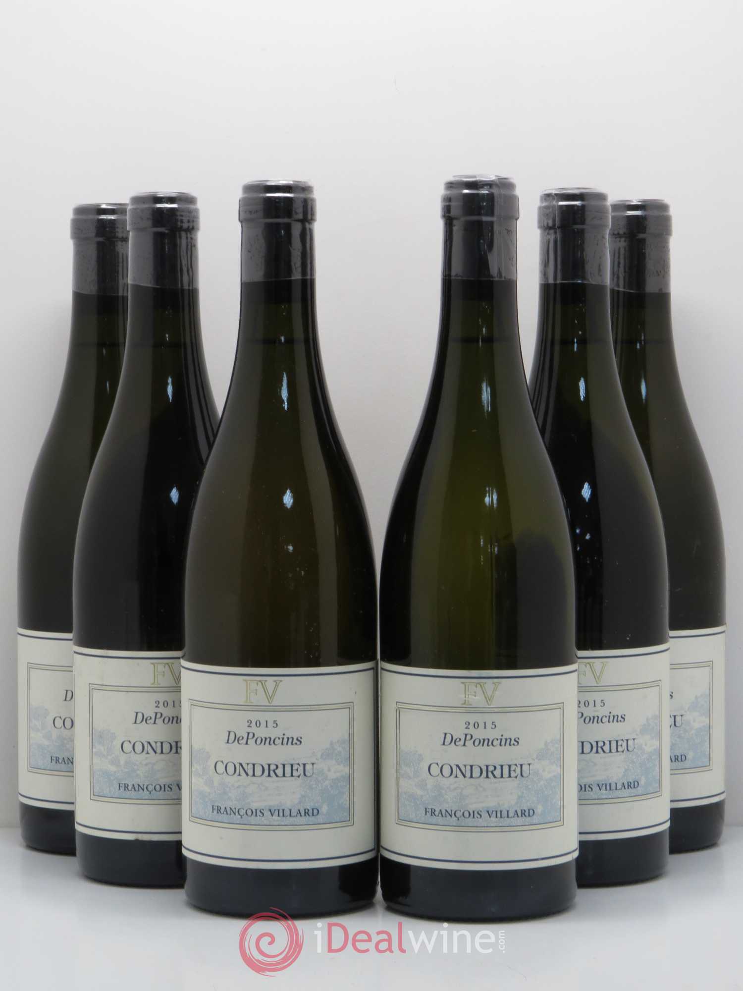 Condrieu Deponcins François Villard 2015 - Lot de 6 bouteilles - 0