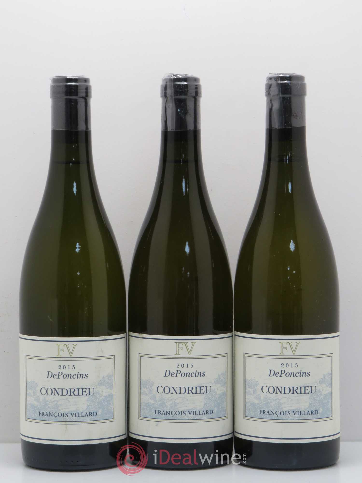 Condrieu Deponcins François Villard 2015 - Lot de 3 bouteilles - 0