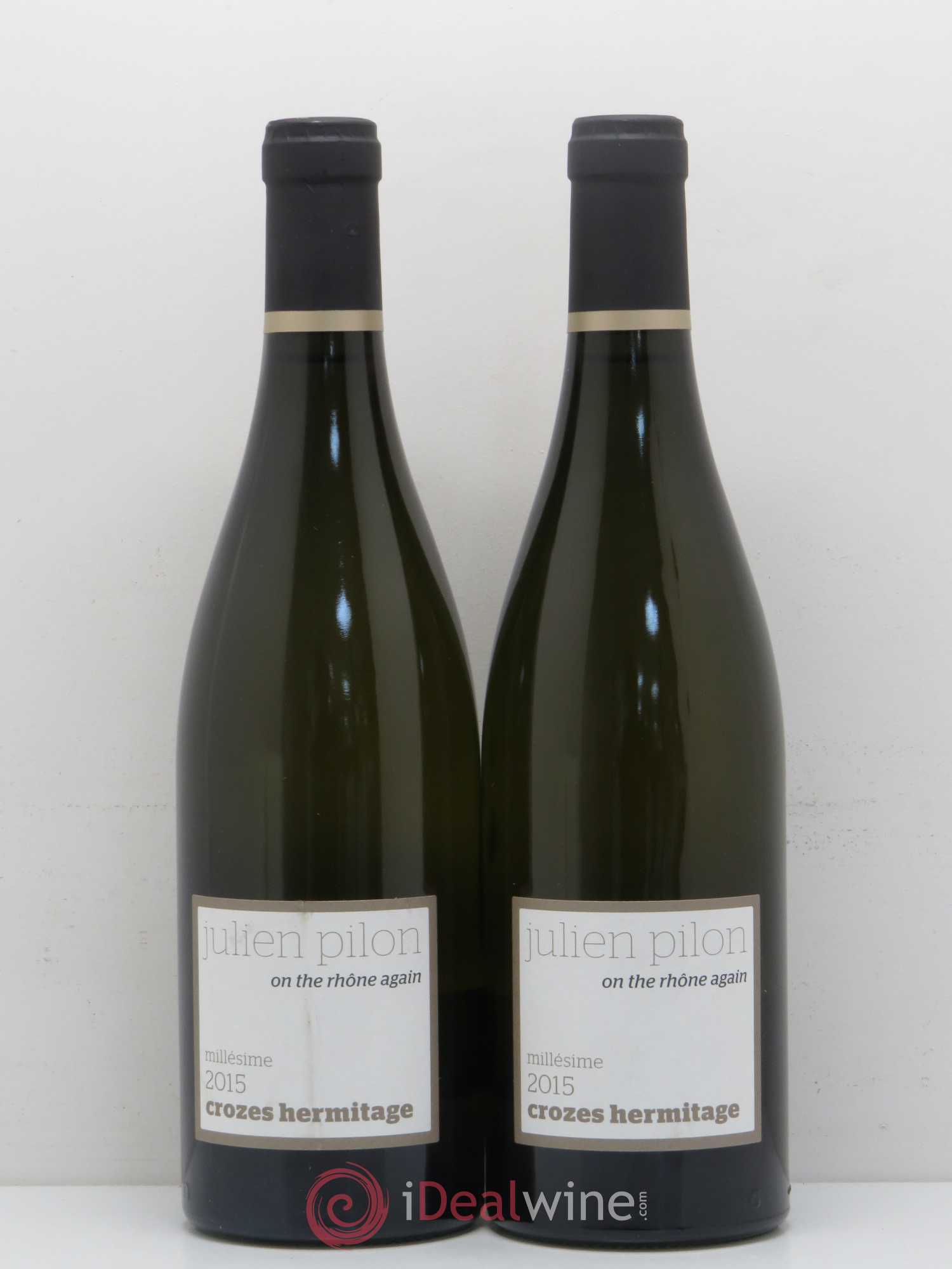 Crozes-Hermitage On the Rhône again Julien Pilon 2015 - Posten von 2 Flaschen - 0