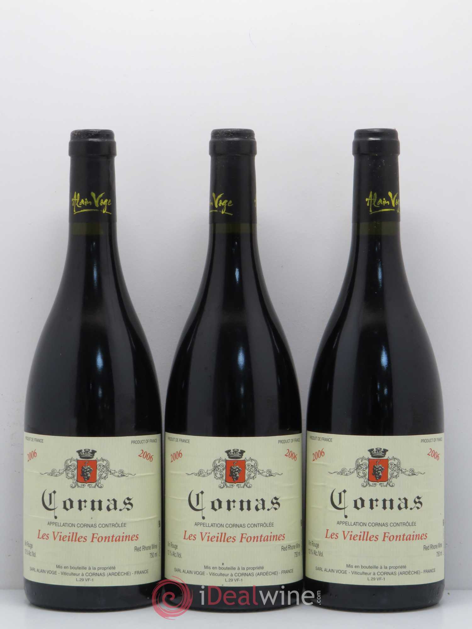 Cornas Les Vieilles Fontaines Alain Voge (Domaine) 2006 - Lot de 6 bouteilles - 2