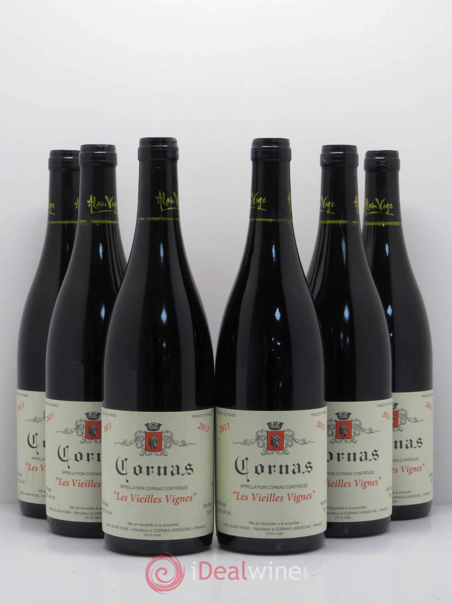 Cornas Les Vieilles Vignes Alain Voge (Domaine) 2013 - Lot de 6 bouteilles - 0