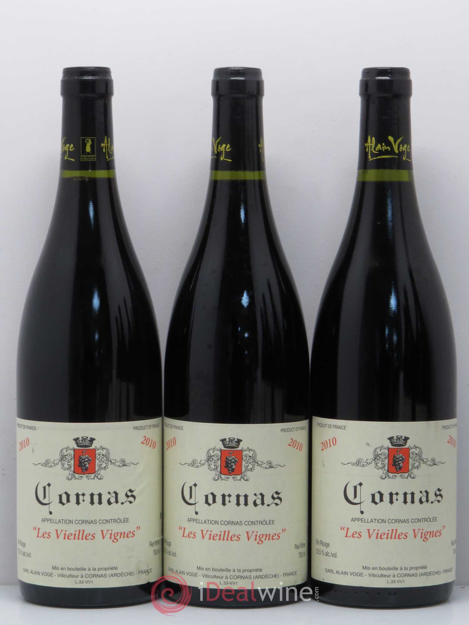 Cornas Les Vieilles Vignes Alain Voge (Domaine) 2010 - Lot de 6 bouteilles - 2