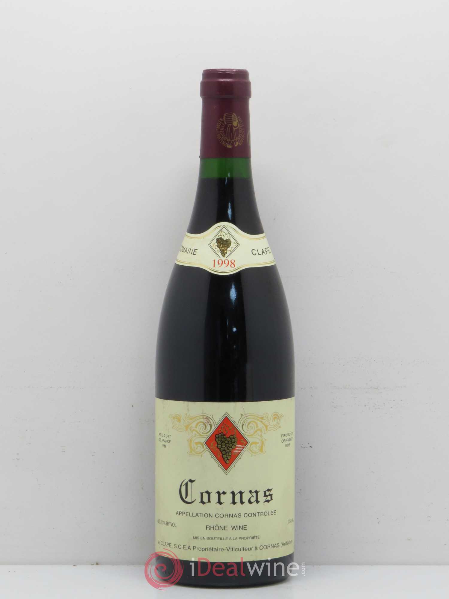 Cornas Auguste Clape 1998 - Lot de 1 bouteille - 0
