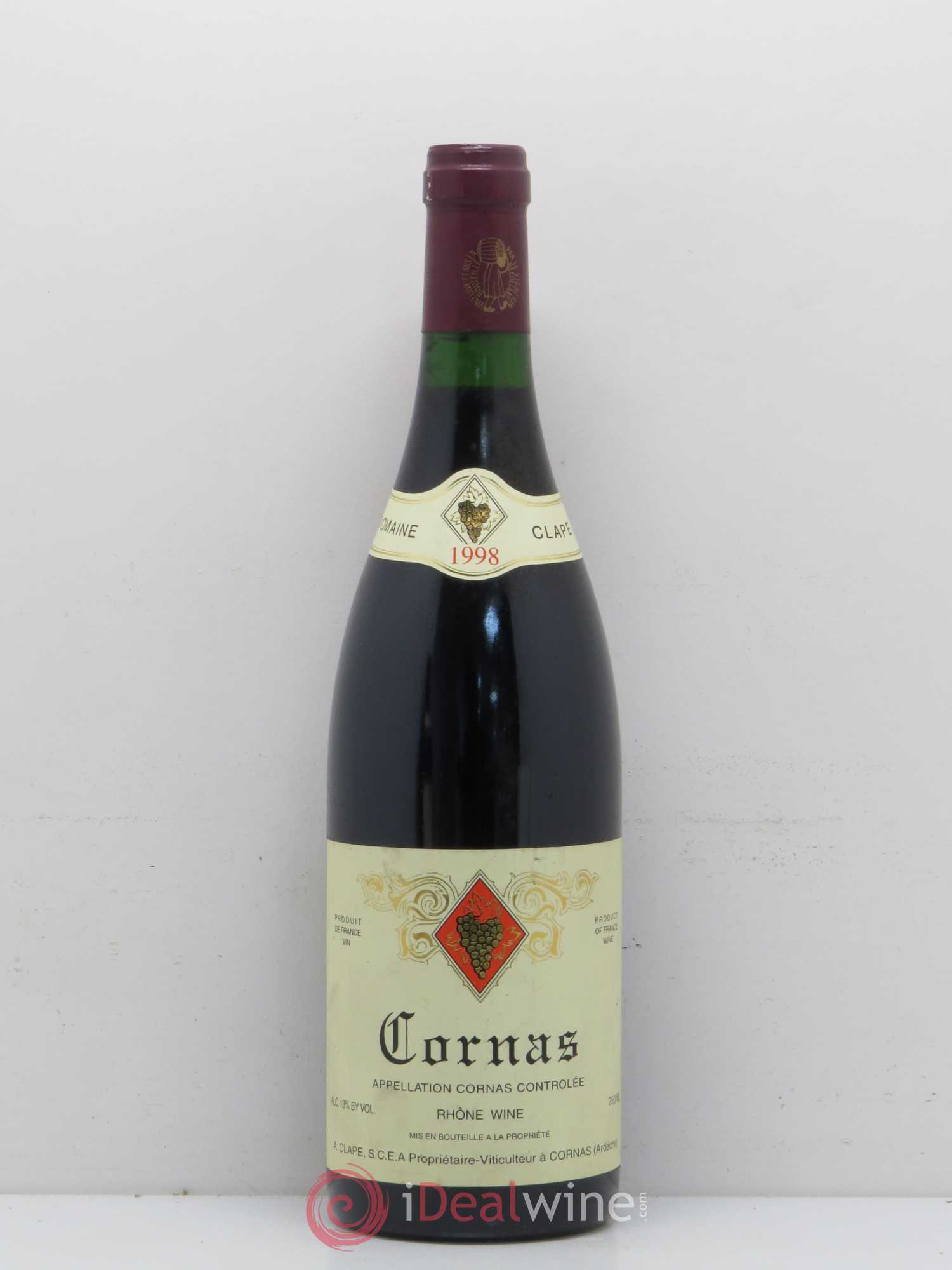 Cornas Auguste Clape 1998 - Lot de 1 bouteille - 0