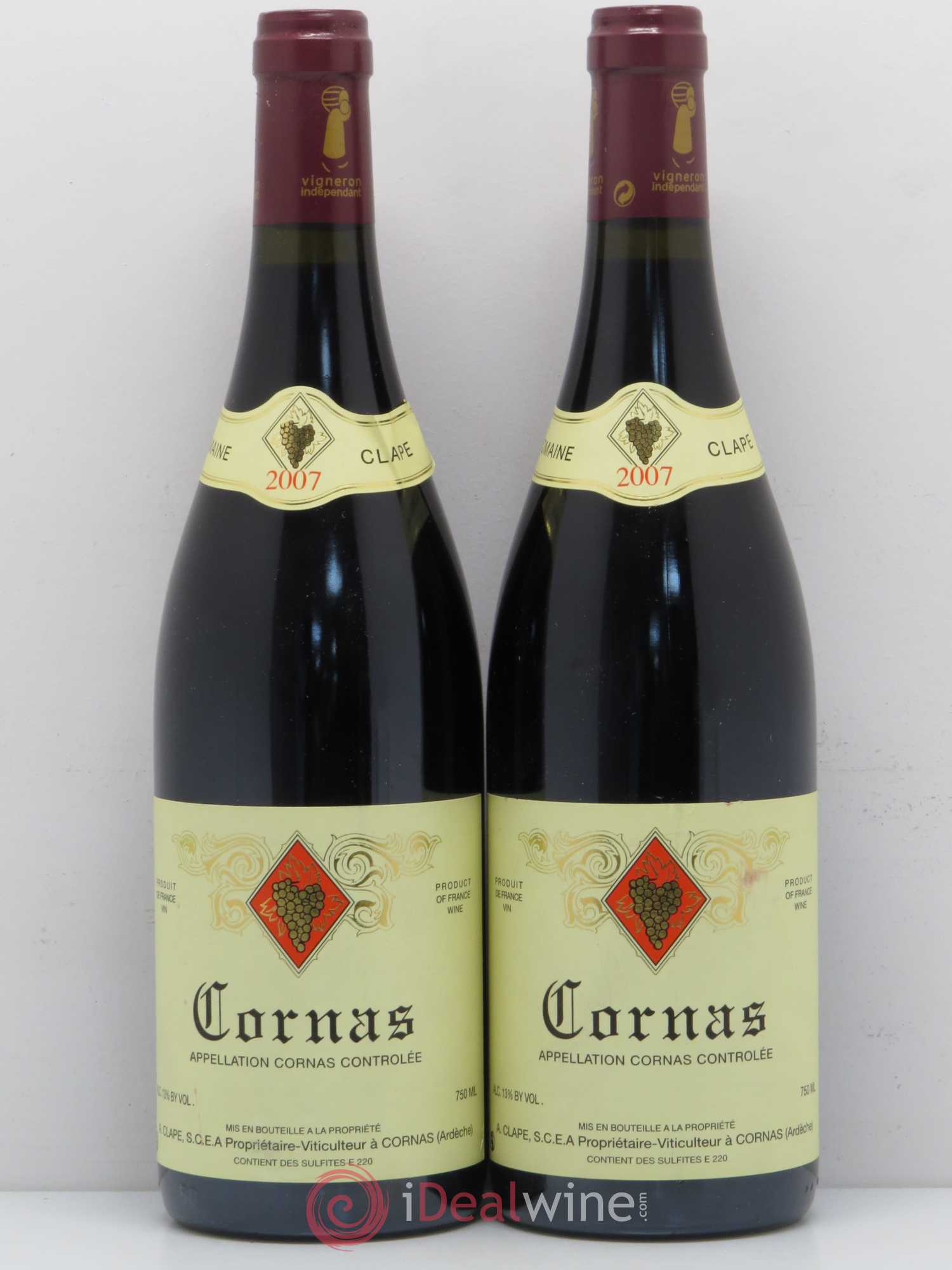 Cornas Auguste Clape 2007 - Lot de 2 bouteilles - 0
