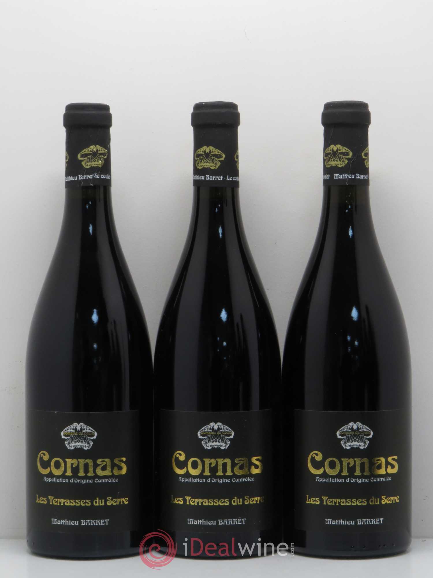 Cornas Les Terrasses du Serre Domaine du Coulet - Matthieu Barret 2009 - Lot de 6 bouteilles - 1