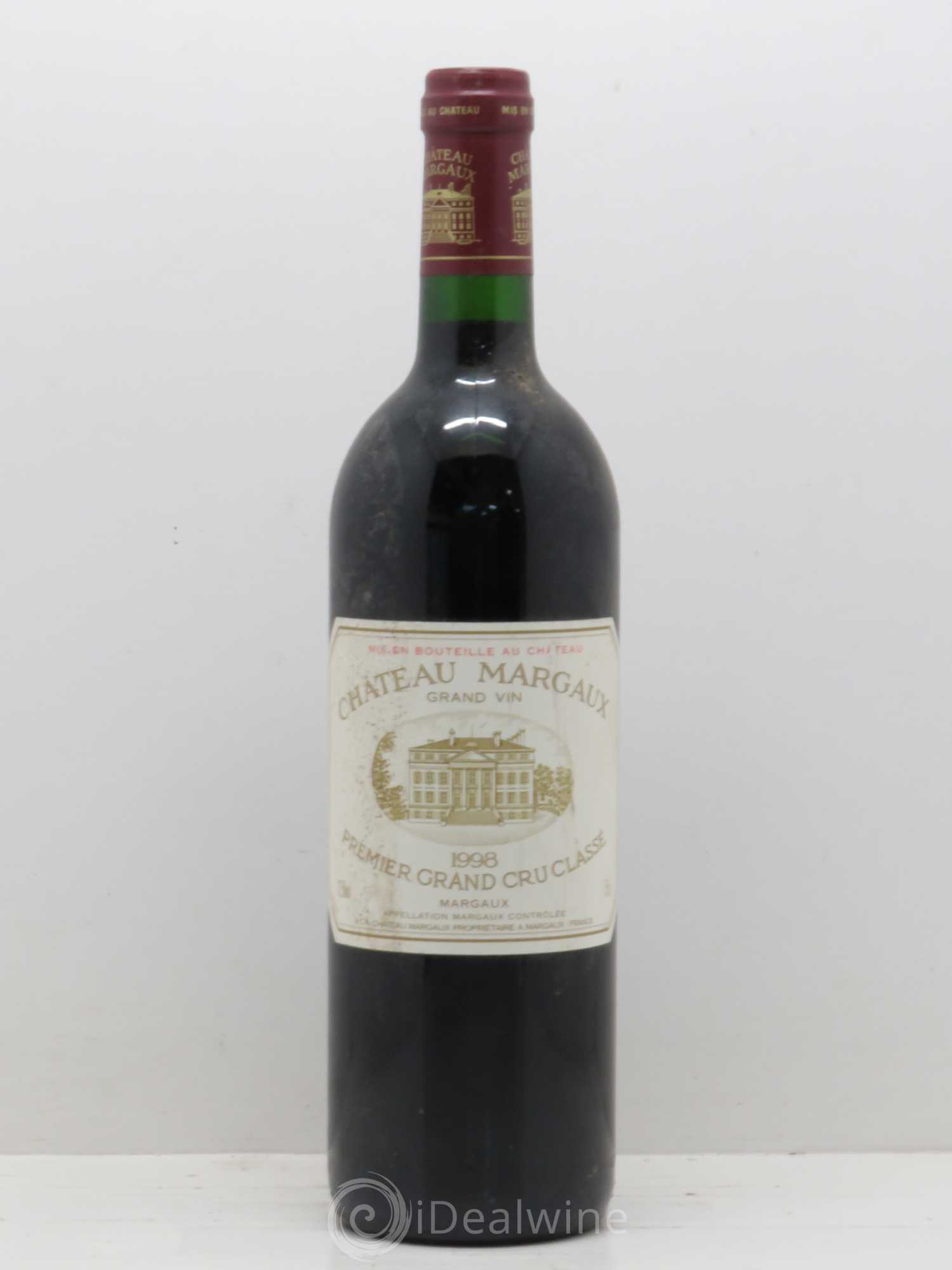 Château Margaux 1er Grand Cru Classé 1998 - Lot de 1 bouteille - 0