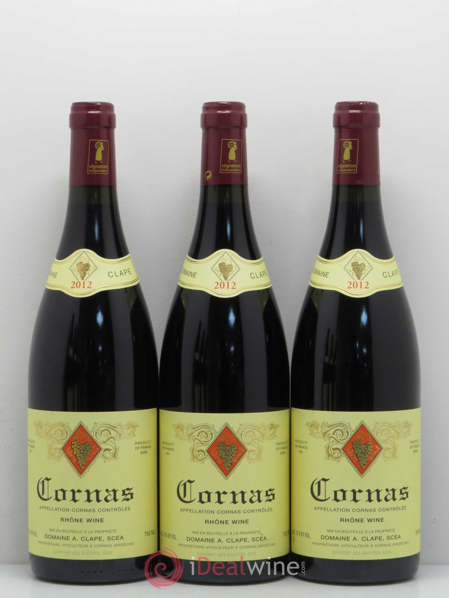Cornas Auguste Clape 2012 - Lot de 6 bouteilles - 2