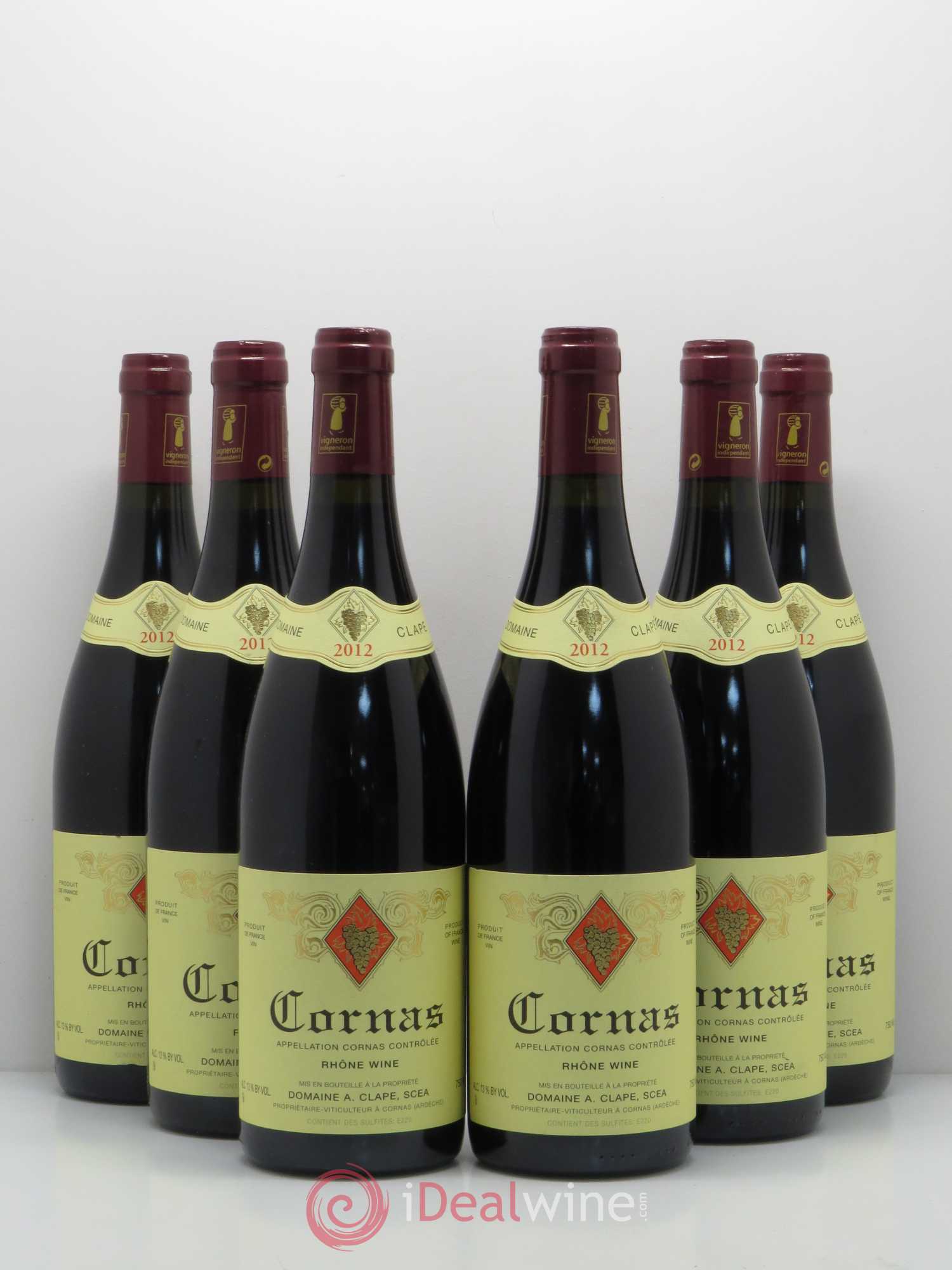 Cornas Auguste Clape 2012 - Lot de 6 bouteilles - 0