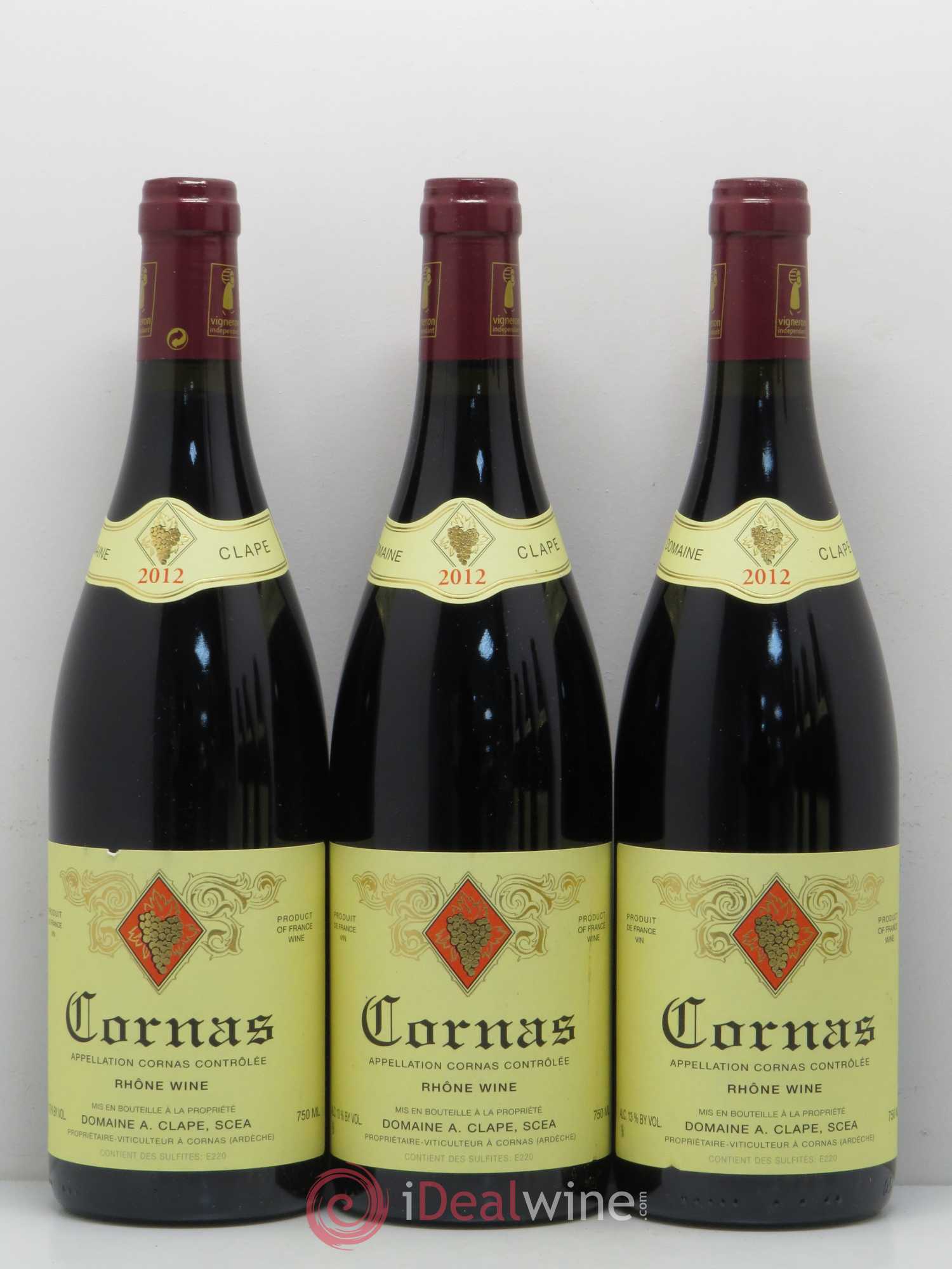 Cornas Auguste Clape 2012 - Lot de 6 bouteilles - 1
