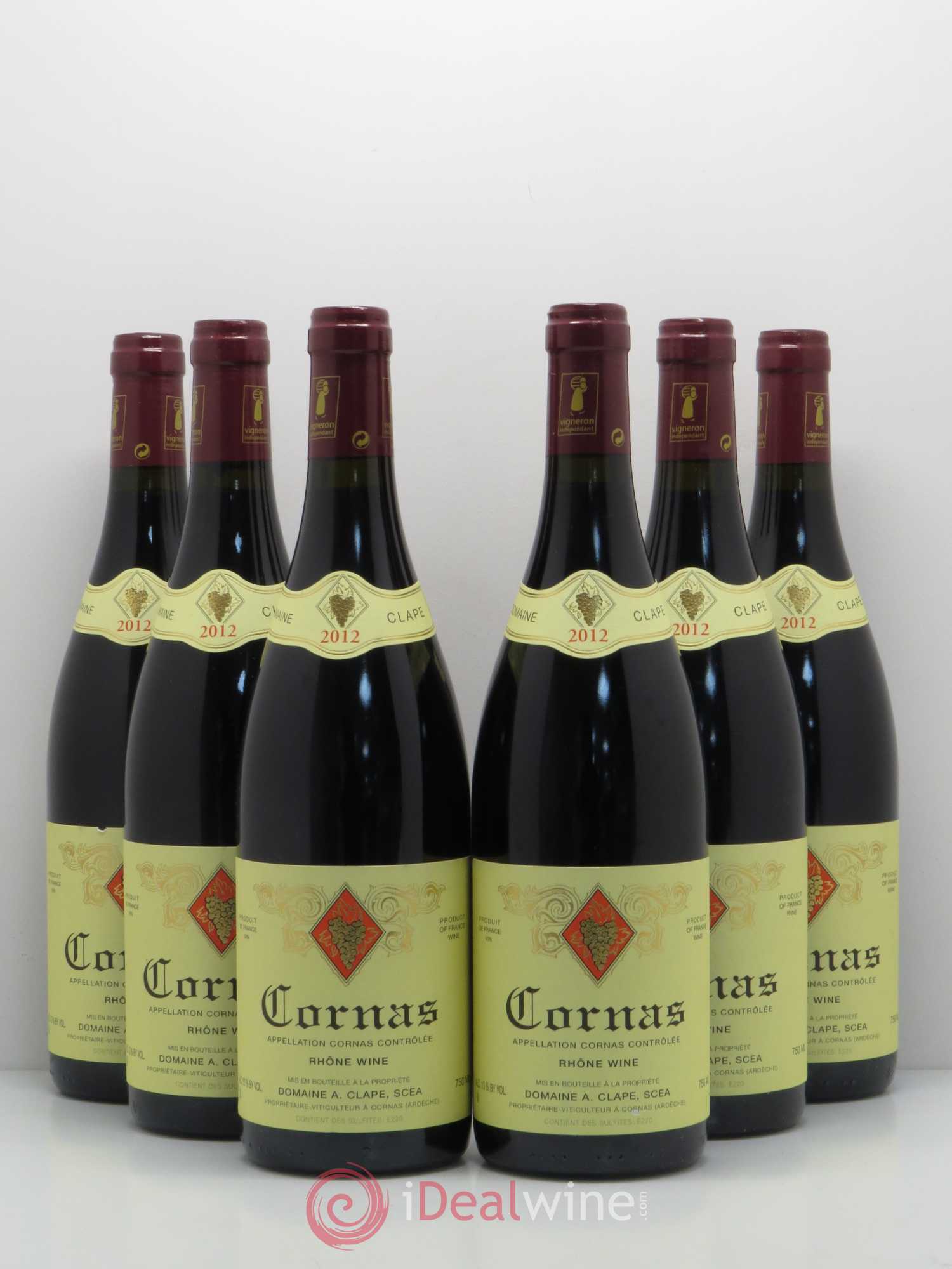 Cornas Auguste Clape 2012 - Lot de 6 bouteilles - 0