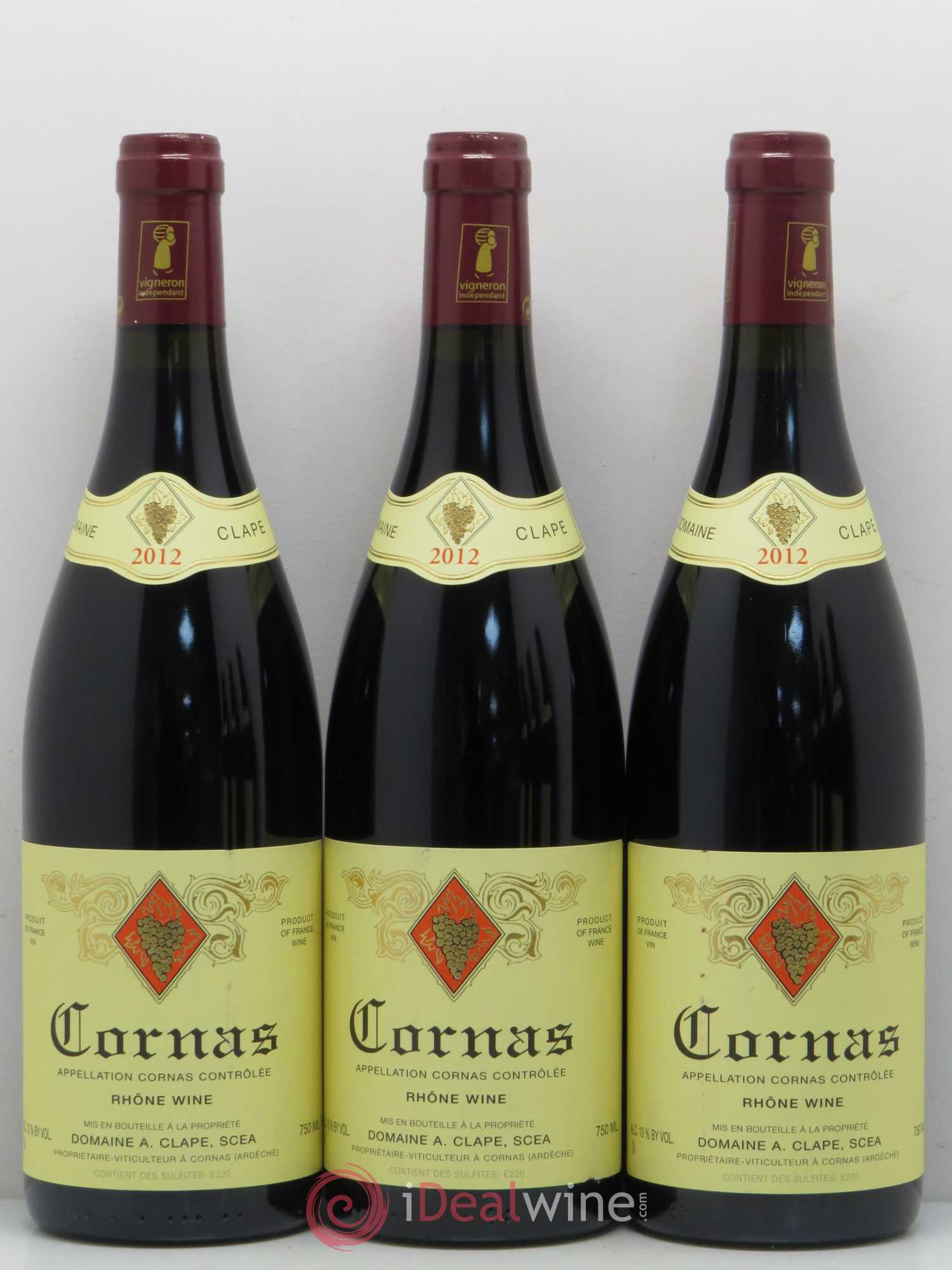 Cornas Auguste Clape 2012 - Lot de 6 bouteilles - 1