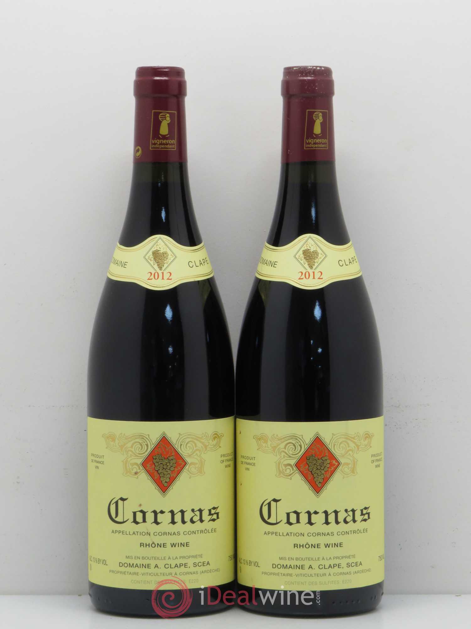 Cornas Auguste Clape 2012 - Posten von 2 Flaschen - 0