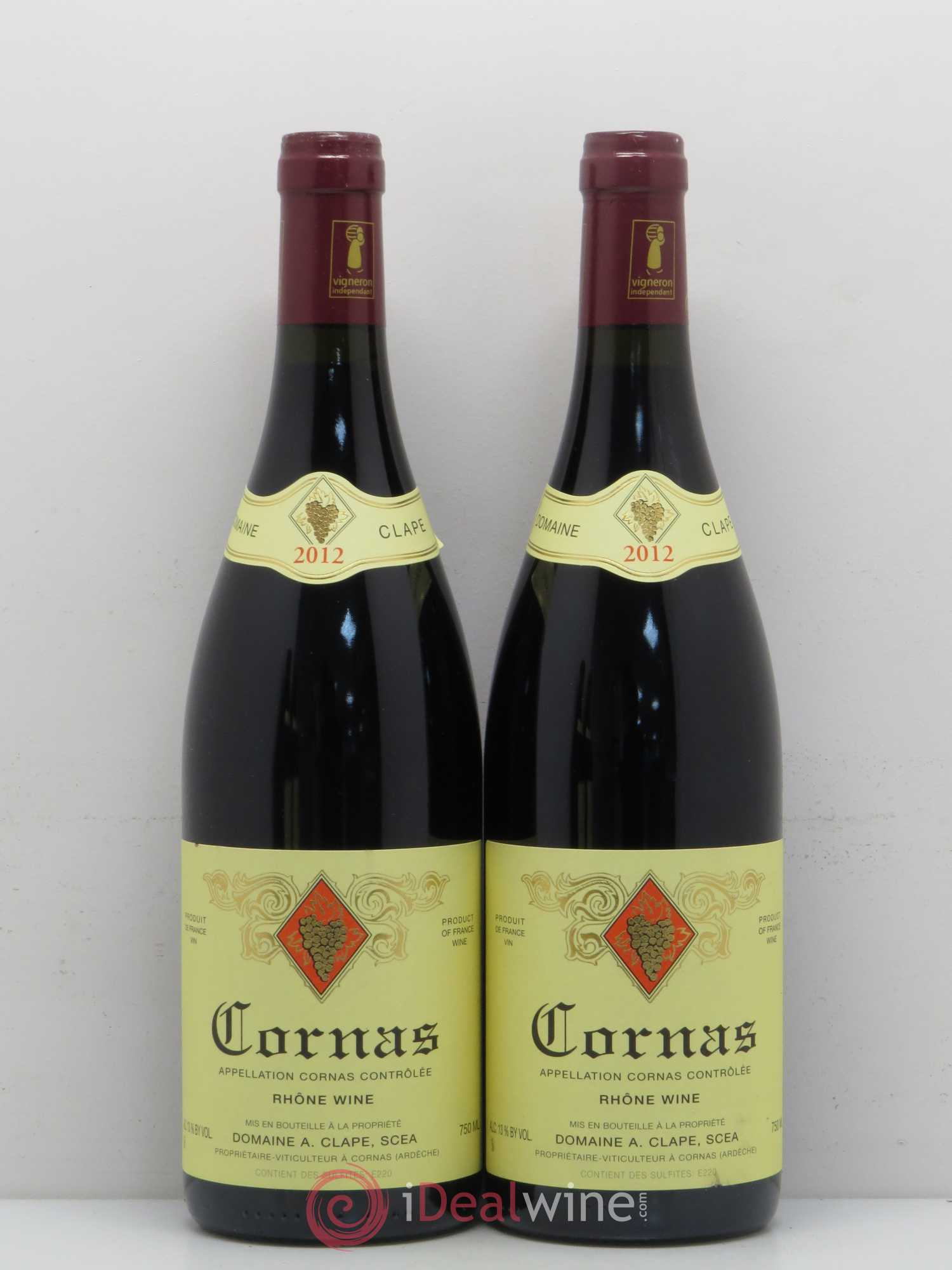 Cornas Auguste Clape 2012 - Lot de 2 bouteilles - 0