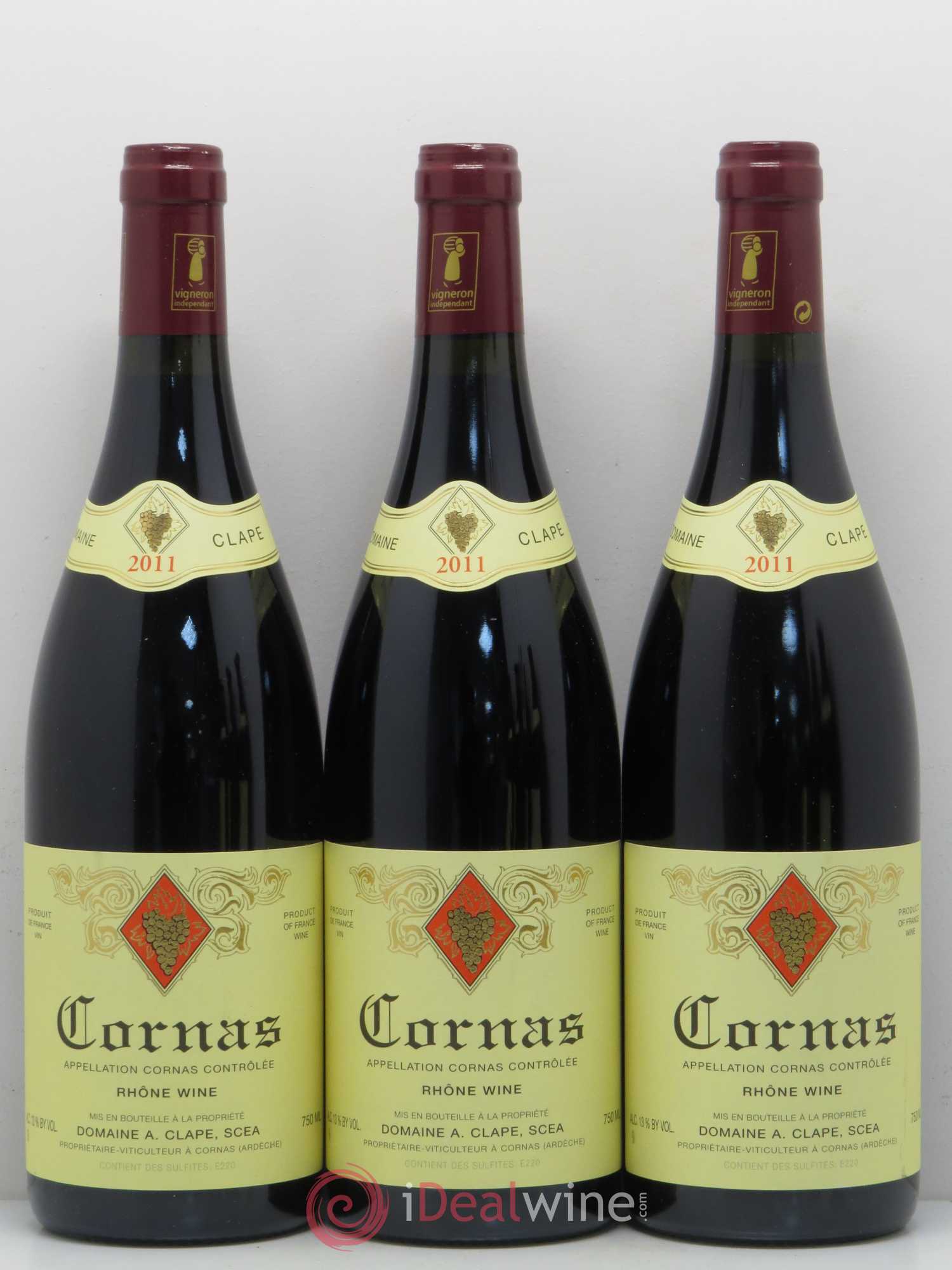 Cornas Auguste Clape 2011 - Lot de 6 bouteilles - 1