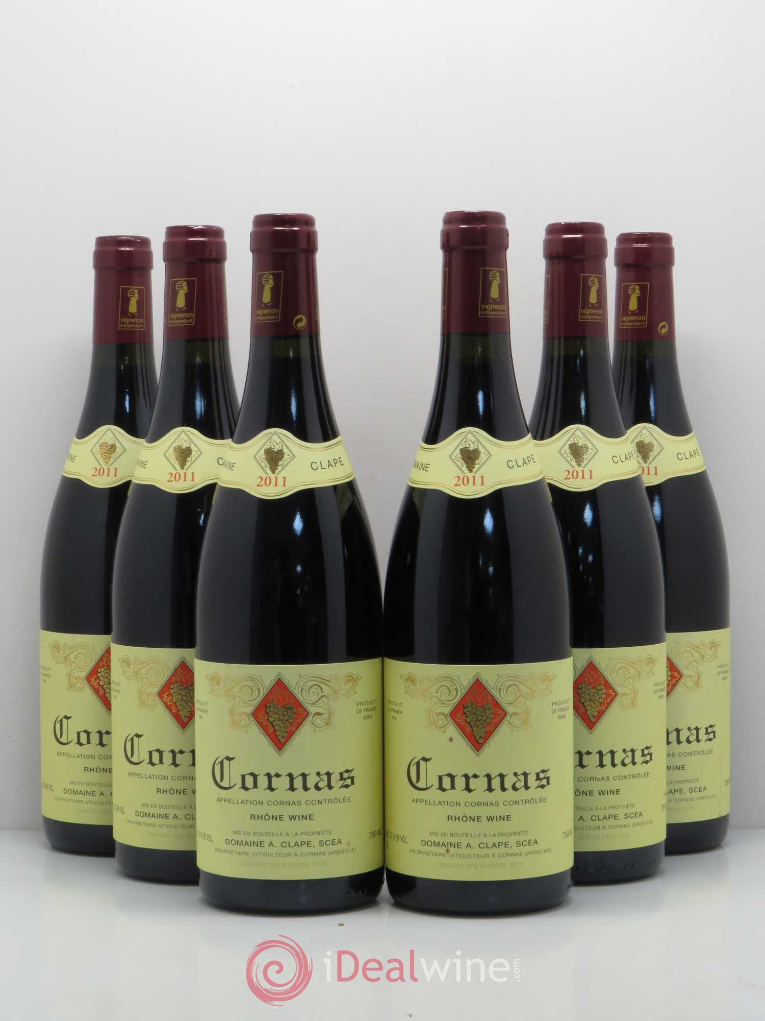 Cornas Auguste Clape 2011 - Lot de 6 bouteilles - 0