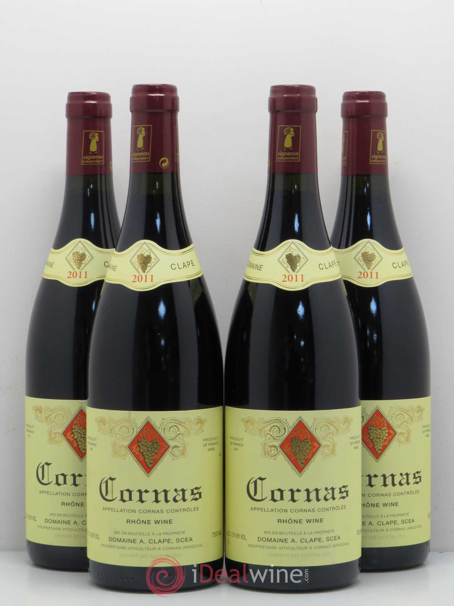 Cornas Auguste Clape 2011 - Lot de 4 bouteilles - 0
